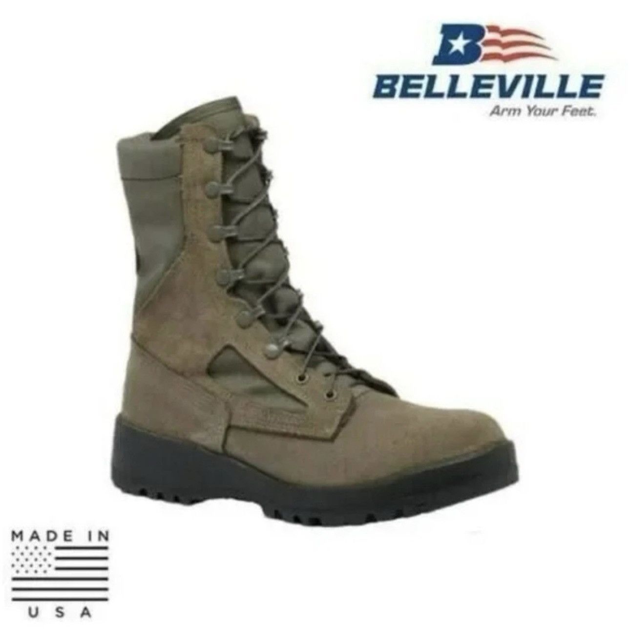 Other BELLEVILLE Green Air Force Temperate Weather Combat Boots Size US 6.5 / EU 39-40 - 1 Thumbnail
