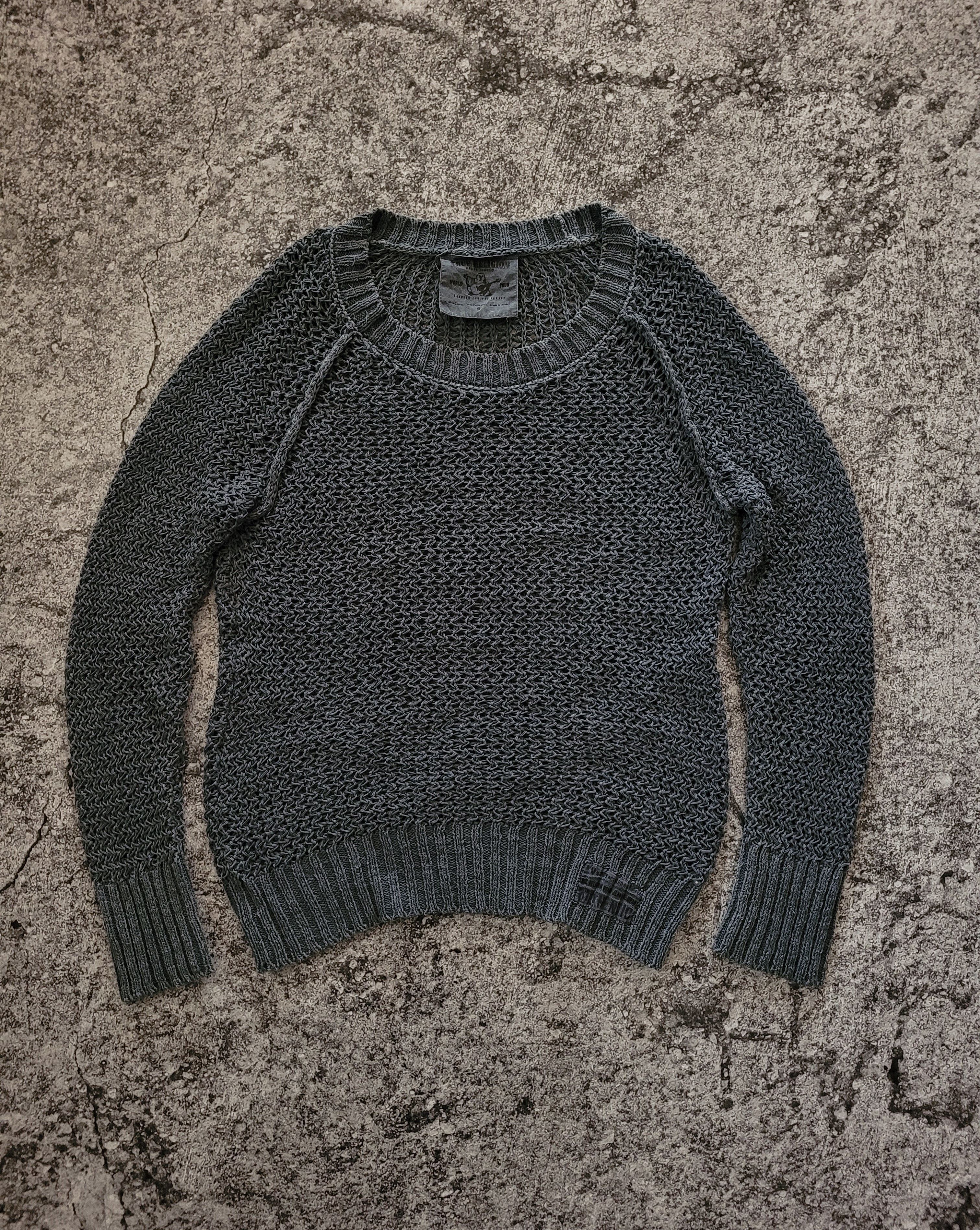 image of True Religion Knitwear Sweater Opium Grey, Men's (Size Small)