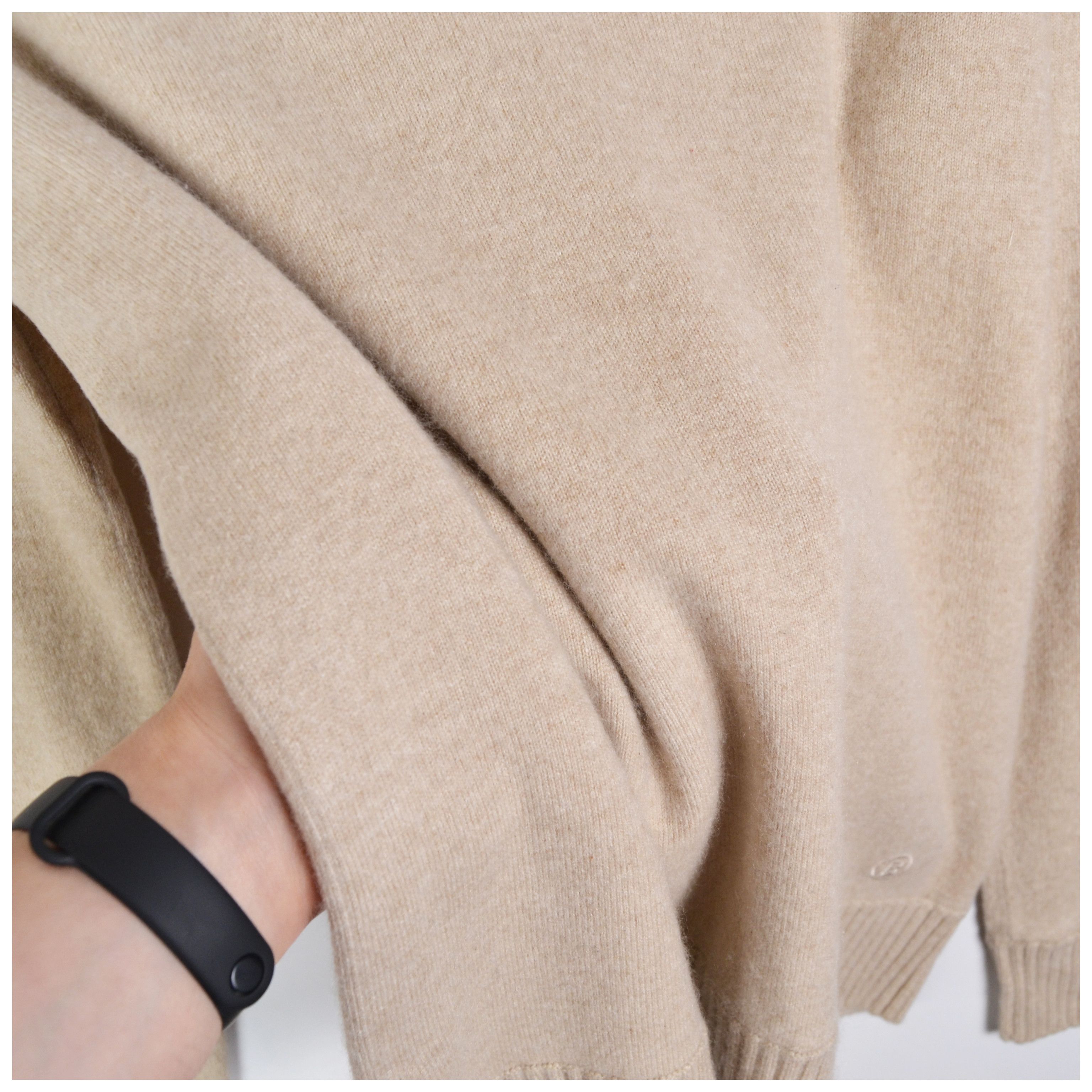 Bogner Bogner Cashmere Sweater Beige V-Neck Women's Size US12 Size XL / US 12-14 / IT 48-50 - 7 Thumbnail