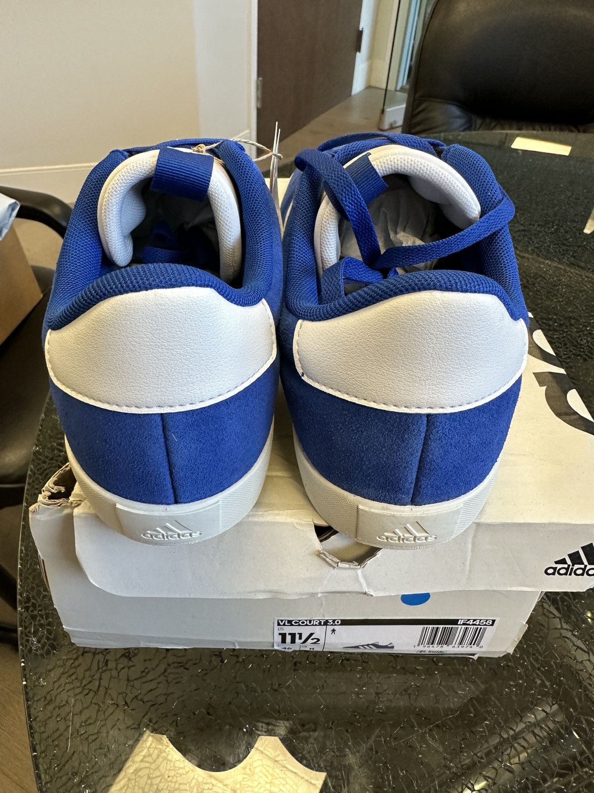 Adidas Size 11.5 - adidas VL Court 3.0 Royal Blue Size US 11.5 / EU 44-45 - 4 Thumbnail