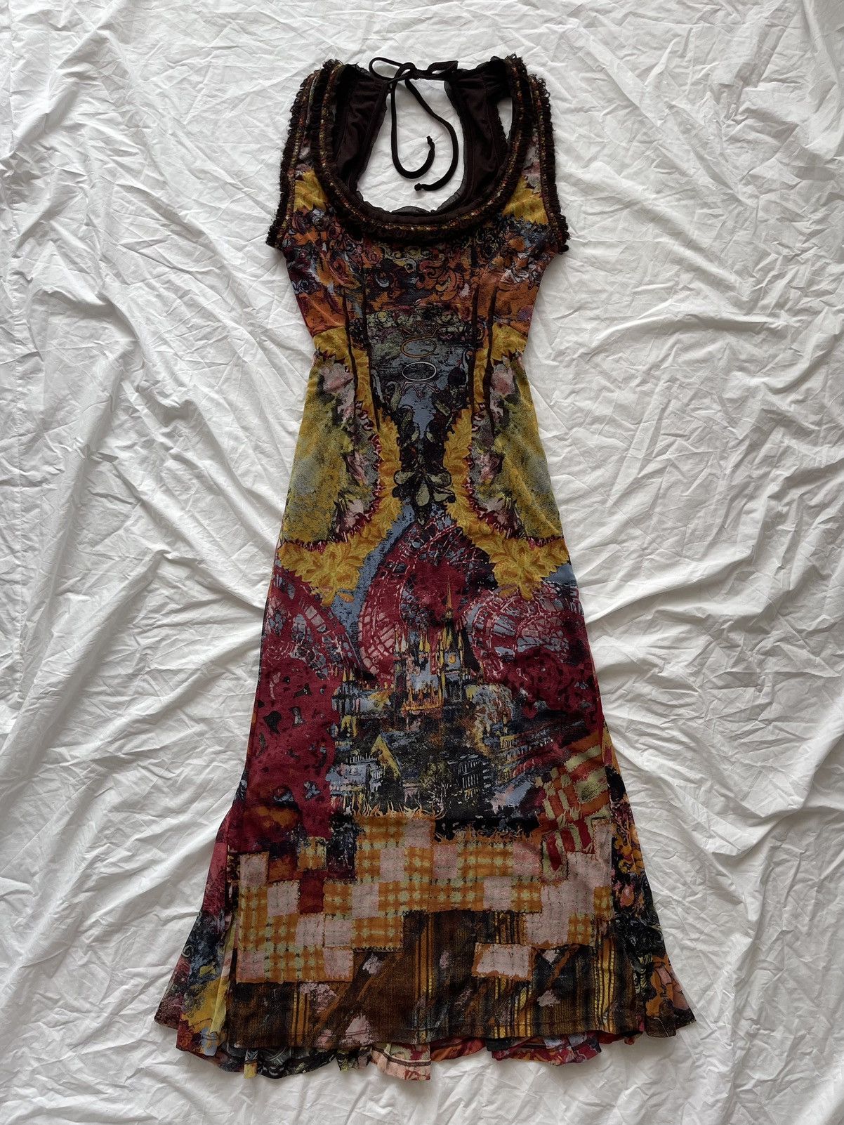 chinese dress ladies Save The Queen Mesh Dress (S/M) – Holy Thrift