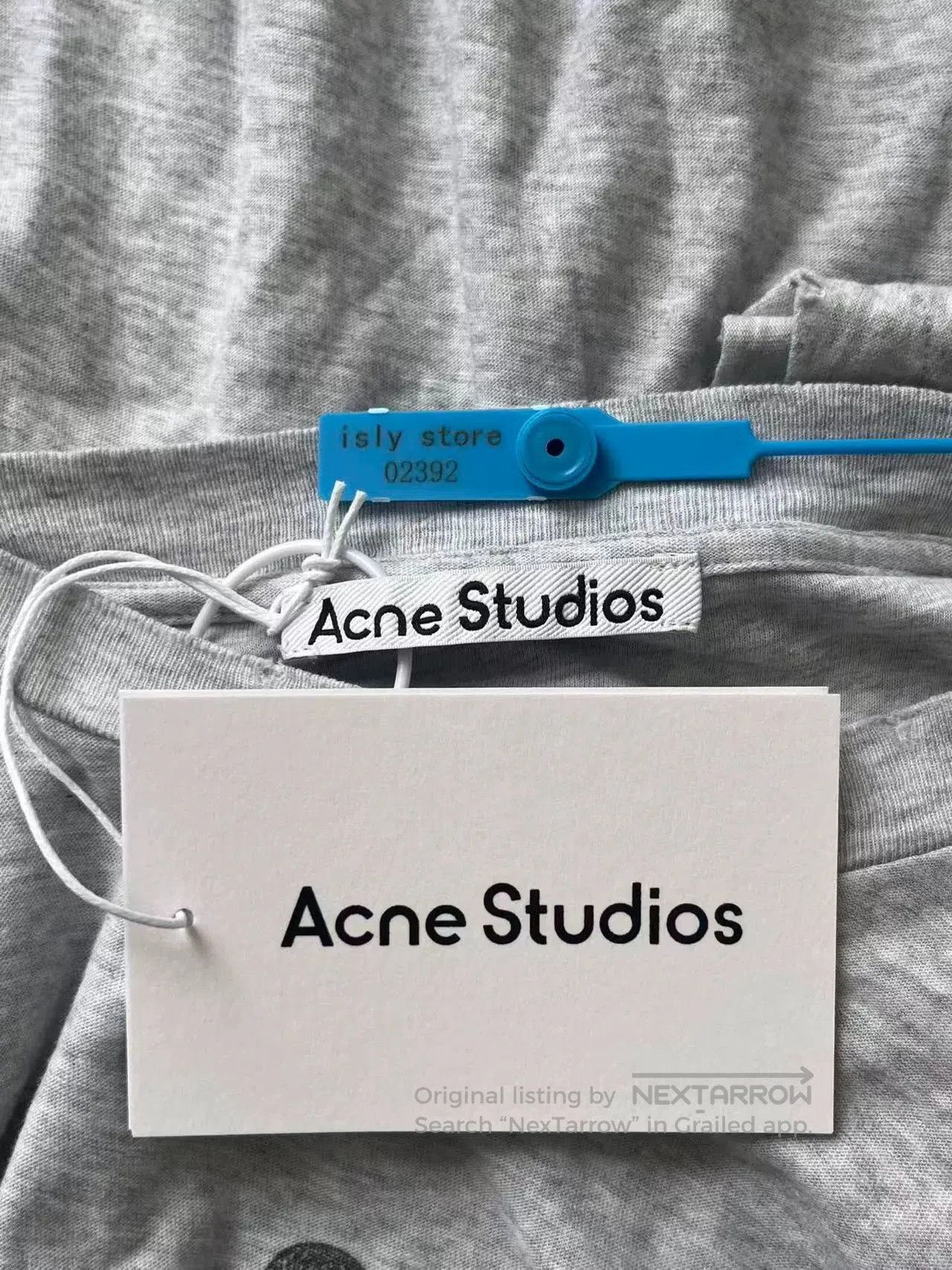 Acne Studios acne studios gray short sleeve t. Size XS / US 0-2 / IT 36-38 - 4 Thumbnail