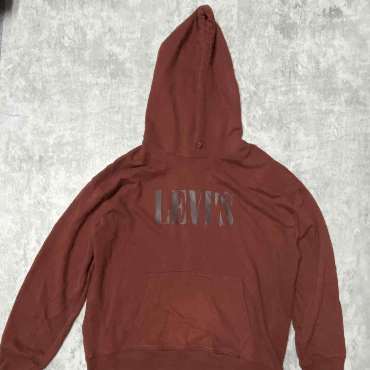 Levi's Burgundy Levi's hoodie with silver accents #skater Size US L / EU 52-54 / 3 - 1 Thumbnail