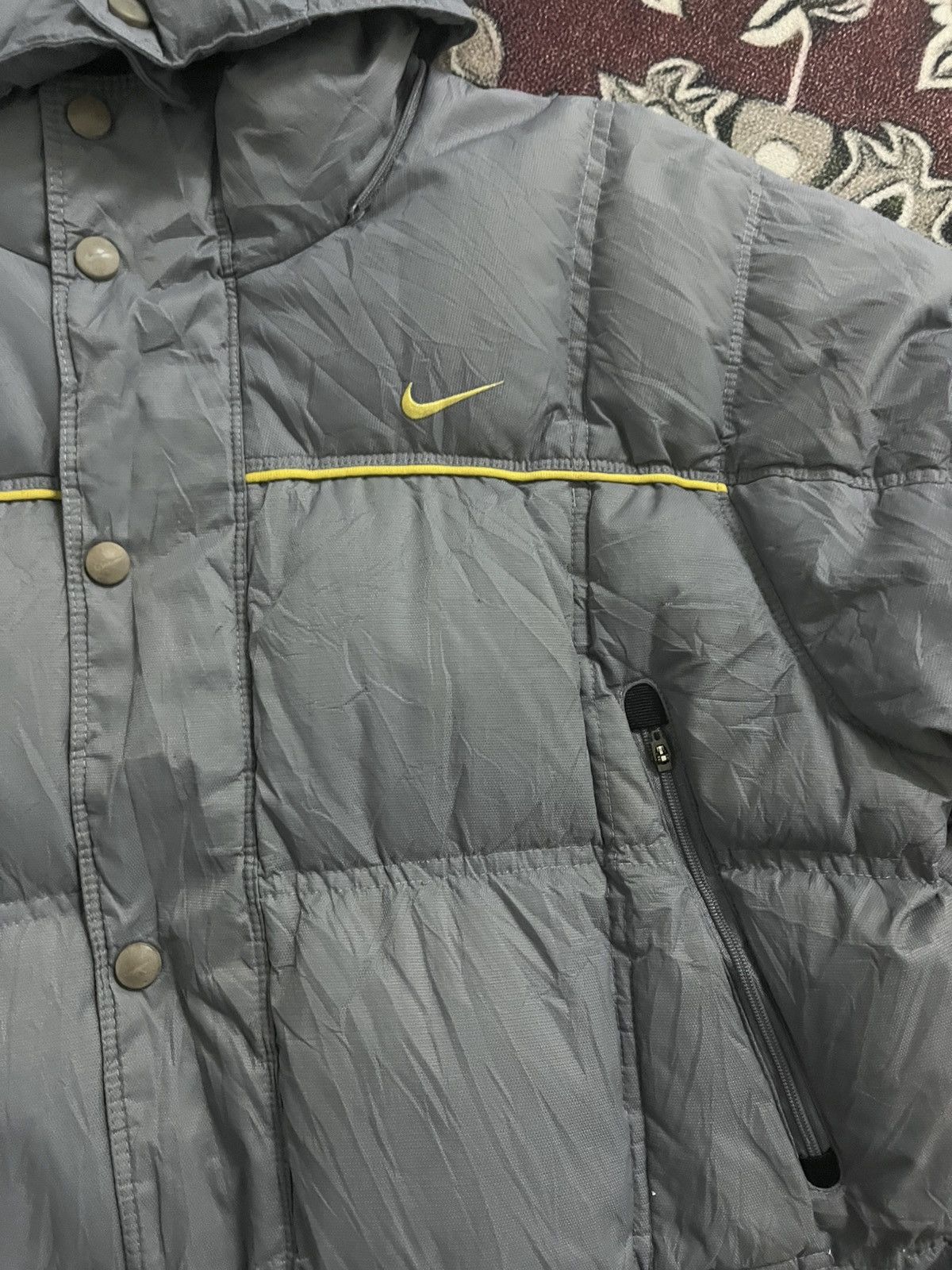 Nike × Vintage Y2K Nike Puffer Jacket Gorpcore Style Size US M / EU 48-50 / 2 - 4 Thumbnail