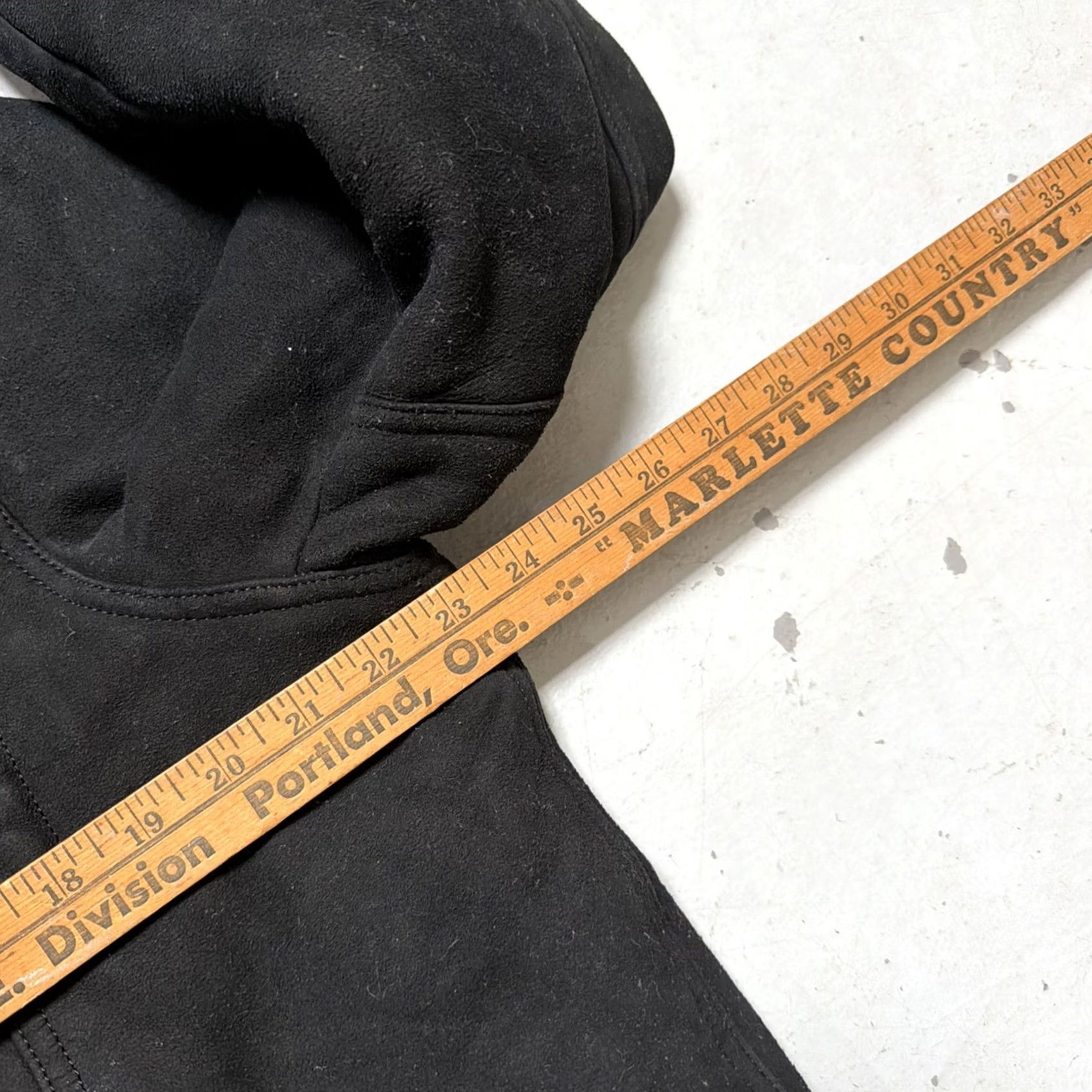 Ralph Lauren Polo Ralph Lauren Jacket XL Leather Trucker Bomber distressed Biker Workwear Vintage Mens Black Size US XL / EU 56 / 4 - 4 Thumbnail