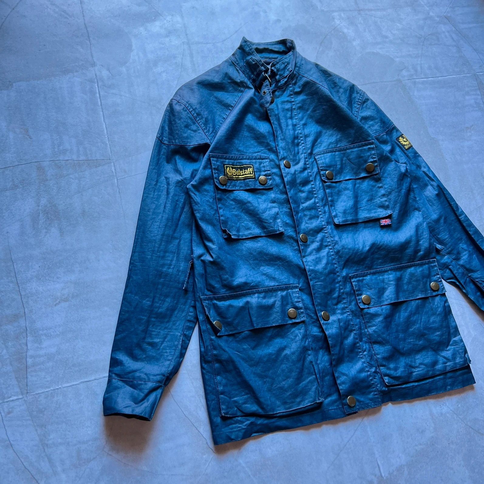 Belstaff vintage Belstaff Bomber jacket 90s motorcycle linen racing Size US M / EU 48-50 / 2 - 3 Thumbnail