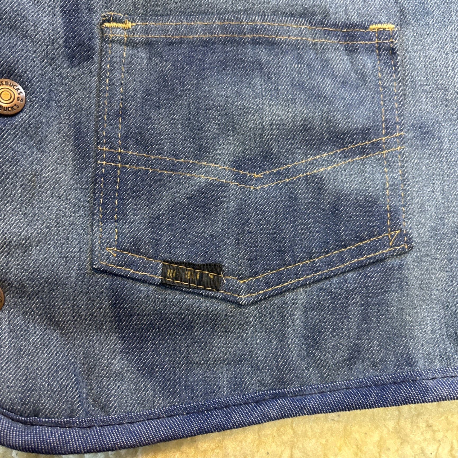Sears VINTAGE Sears Western Vest Denim Lined Mens XL Blue Size US XL / EU 56 / 4 - 2 Thumbnail