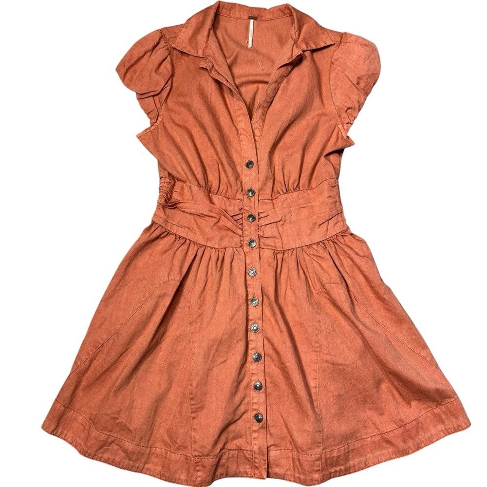 Free People New Free People Chester Mini Lightest Rose Dress Size S Size S / US 4 / IT 40 - 6 Thumbnail
