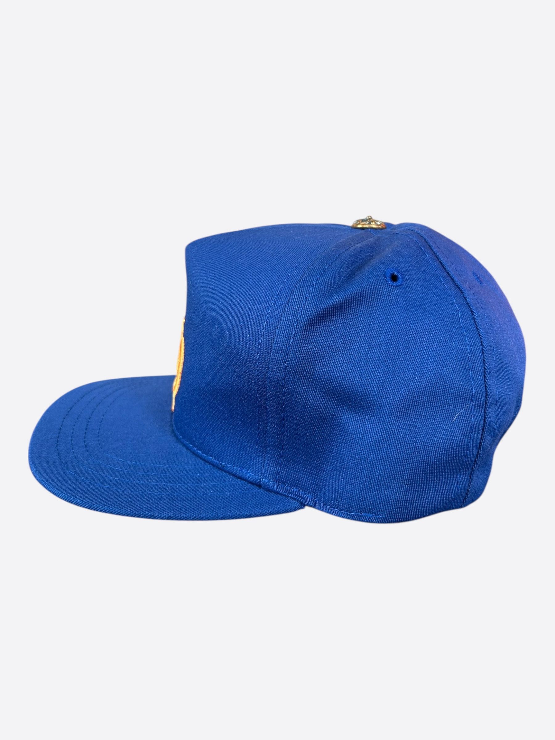 Chrome Hearts Chrome Hearts Blue & Orange CH Logo Hat Size ONE SIZE - 4 Thumbnail