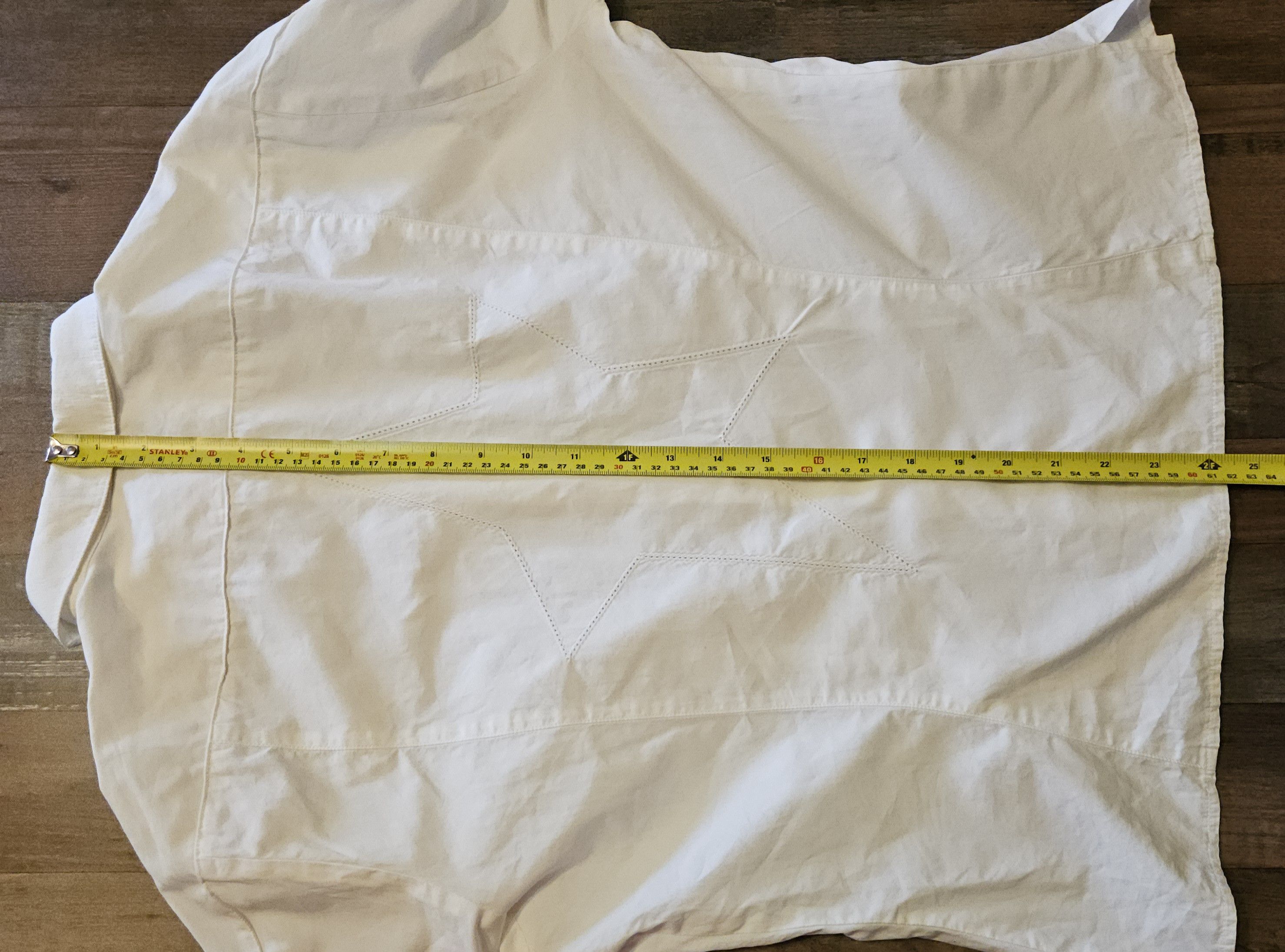 Mugler × Thierry Mugler × Vintage Vintage Thierry Mugler Blouse White Star Perforation size M Size M / US 6-8 / IT 42-44 - 11 Thumbnail