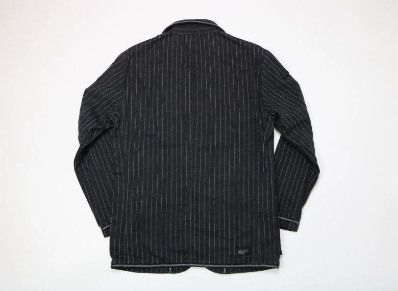 Neighborhood NEIGHBORHOOD NUMBERS Washed Pinstripe JKT M Early New Size US M / EU 48-50 / 2 - 3 Thumbnail