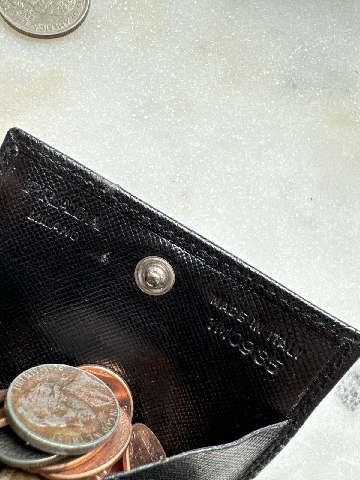 Prada Prada Leather Coin Purse Size ONE SIZE - 5 Thumbnail