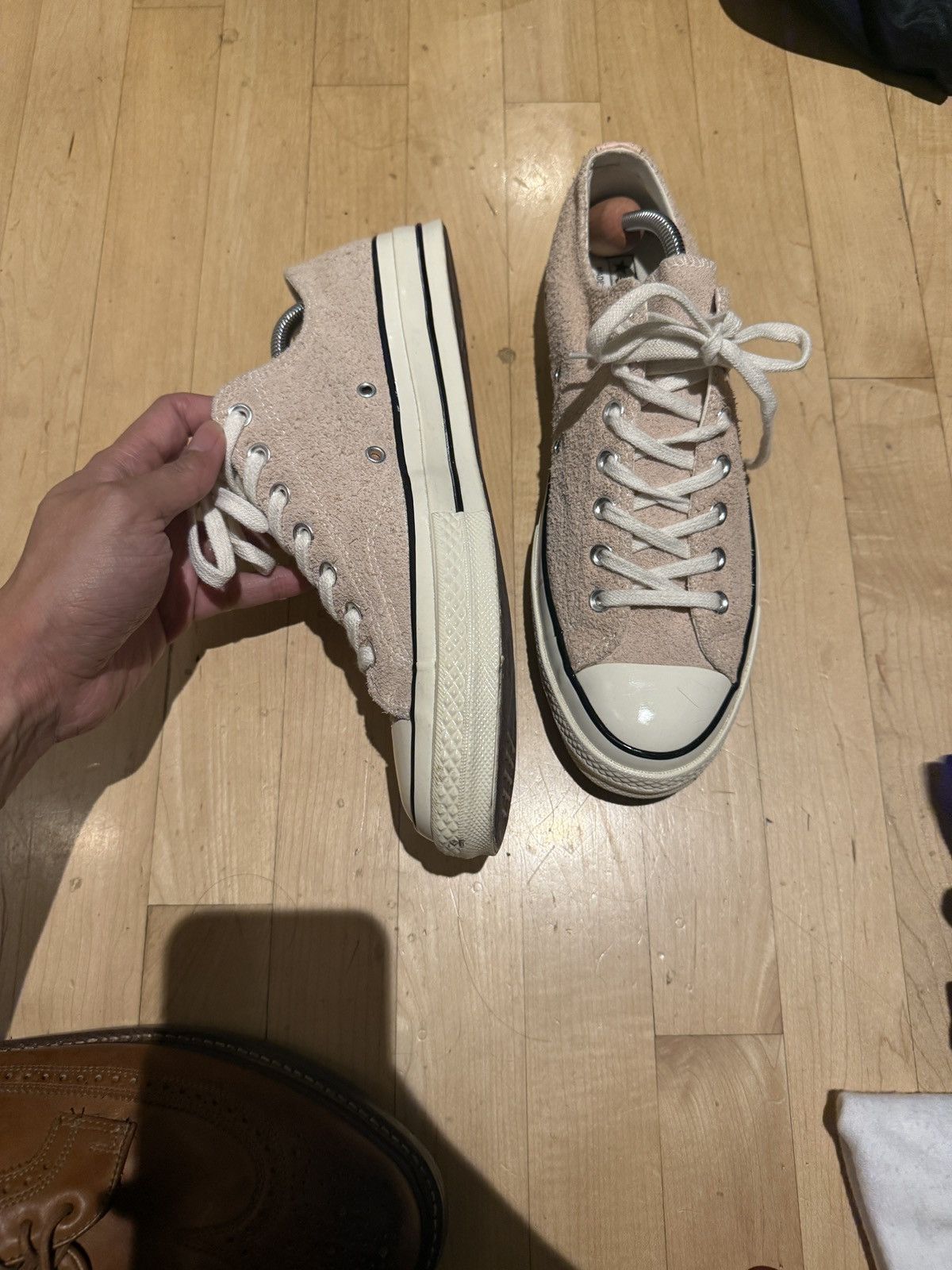 Converse Converse All Star 70 OX Dusk Pink Suede shoes Size US 10 / EU 43 - 5 Thumbnail