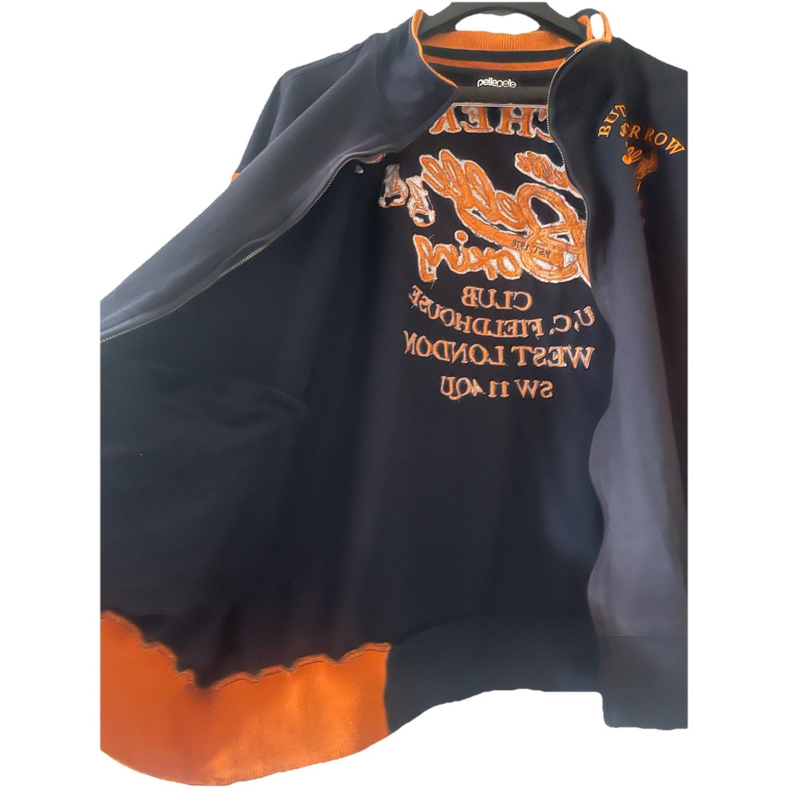 Pelle Pelle RARE Pelle Pelle Butcher Row Boxing Club Varsity Jacket Size US XXL / EU 58 / 5 - 6 Thumbnail