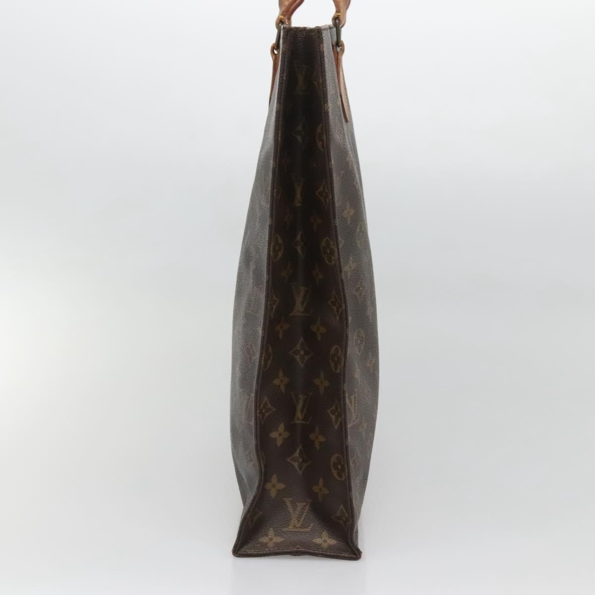 Louis Vuitton LOUIS VUITTON Monogram Sac Plat Hand Bag M51140 Size ONE SIZE - 4 Thumbnail