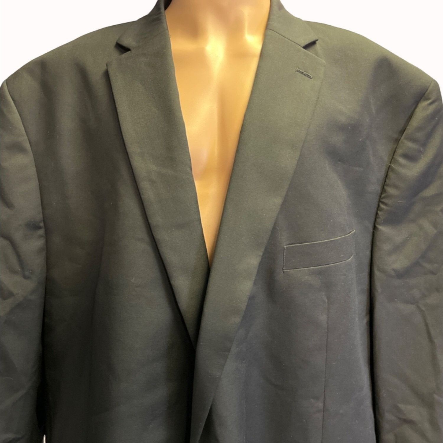 Lauren Ralph Lauren Lauren Ralph Lauren Men's Black 100% Wool Sports Coat/Blazer Size 54R - 3 Thumbnail