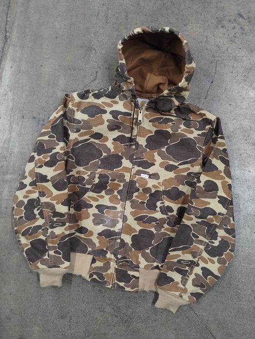 Carhartt duck clearance camo jacket