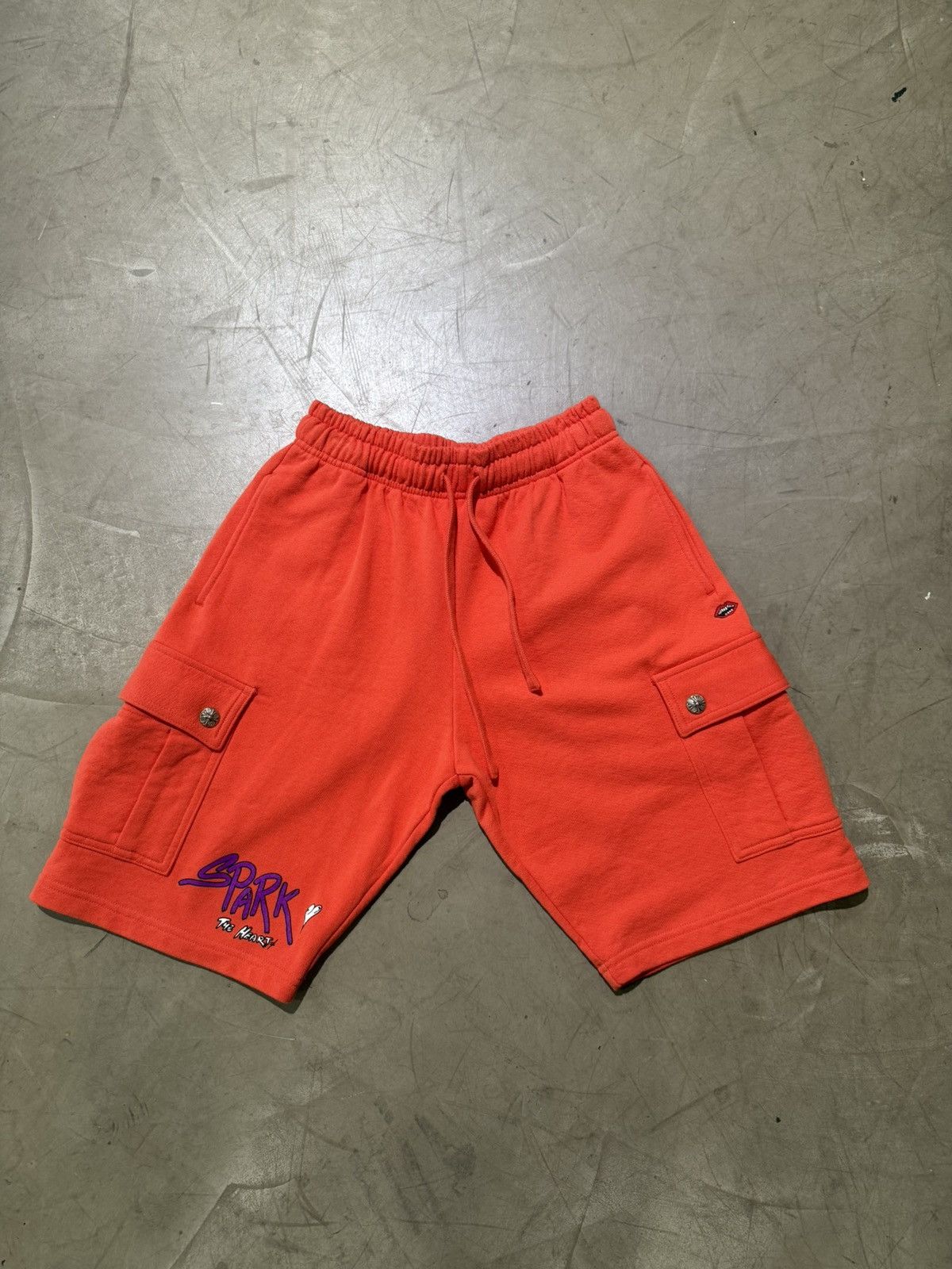Chrome Hearts Chrome Hearts Matty Boy Cargo Sweat Shorts Orange