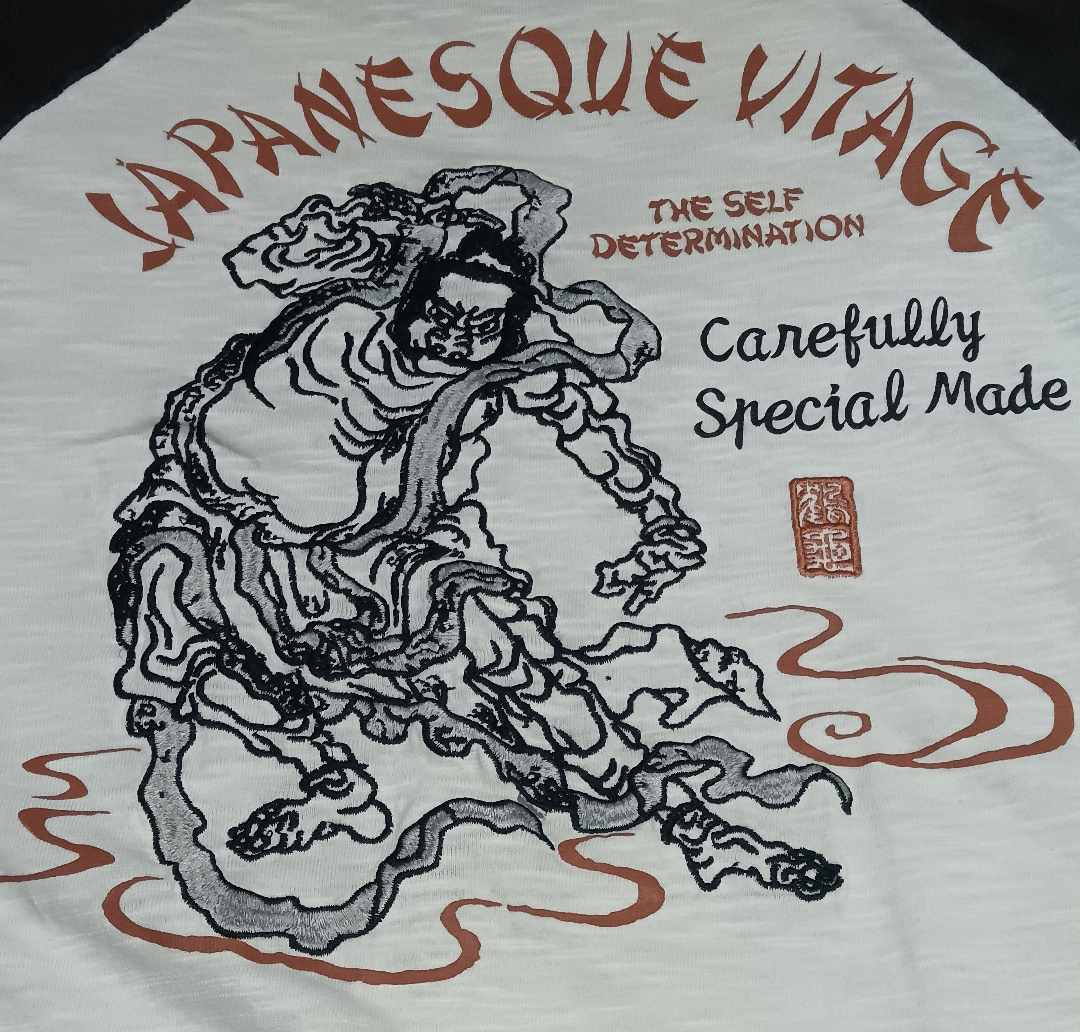 Japanese Brand EASTERN ICONOGRAFY SKKONE EMBROIDERED SHIRT Size US M / EU 48-50 / 2 - 6 Thumbnail