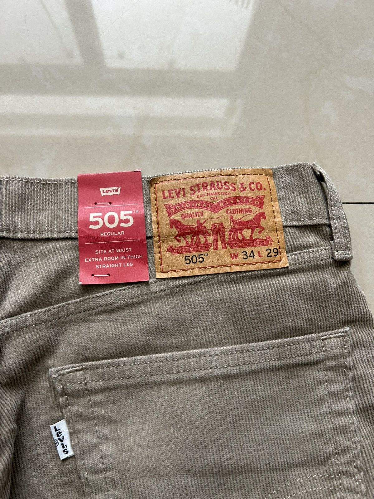 Levi's Levi’s 505 corduroy pants Size US 34 / EU 50 - 2 Thumbnail
