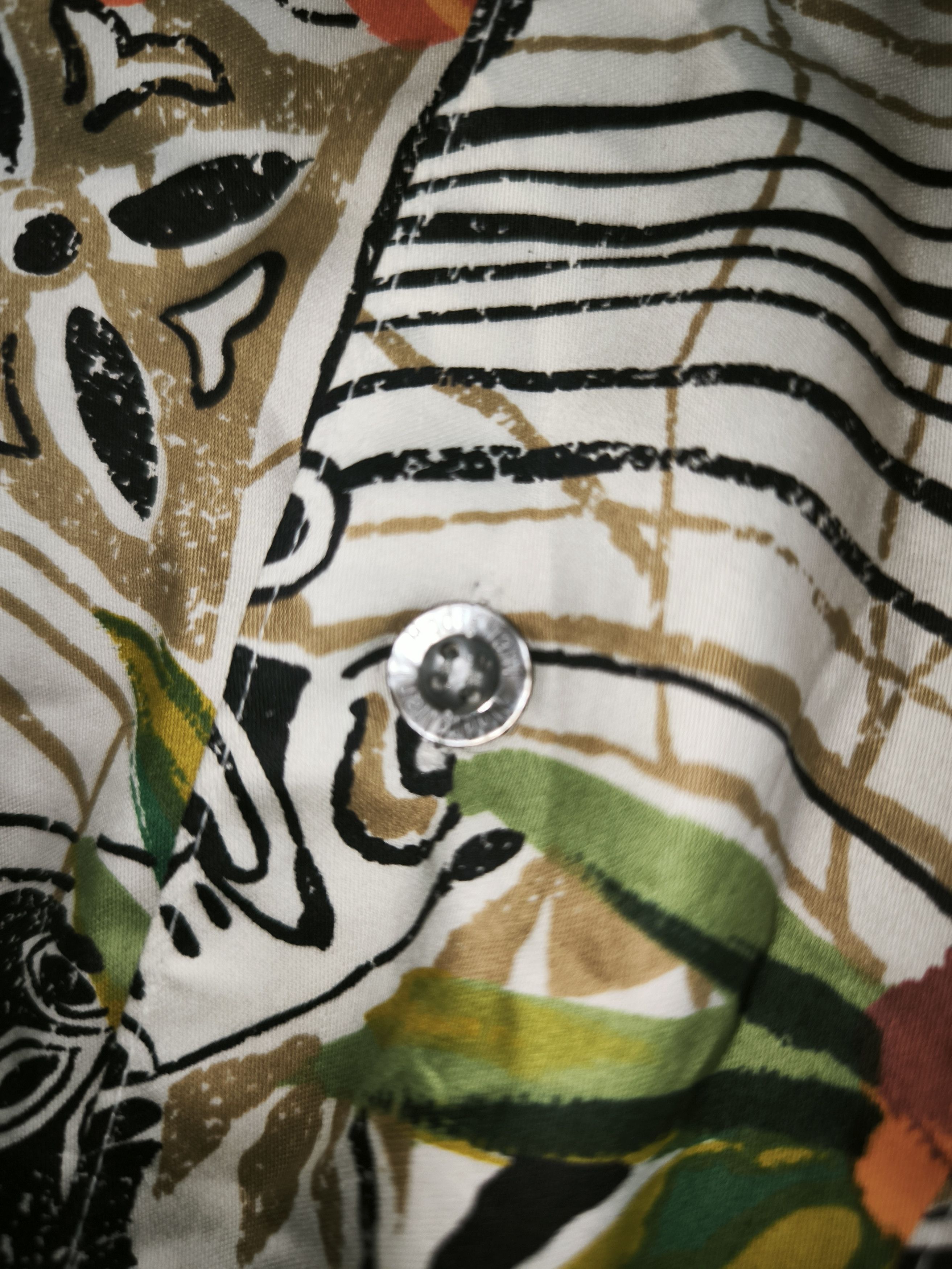 Designer × Vintage Modigliani Floral Fullprint Button Up Short Sleeve Shirt Size US M / EU 48-50 / 2 - 12 Thumbnail