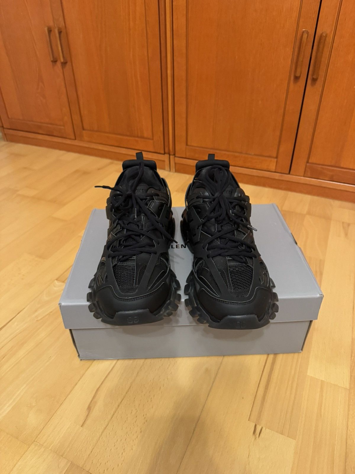 Balenciaga Balenciaga Track Clearsole Triple Black Size US 13 / EU 46 - 7 Thumbnail