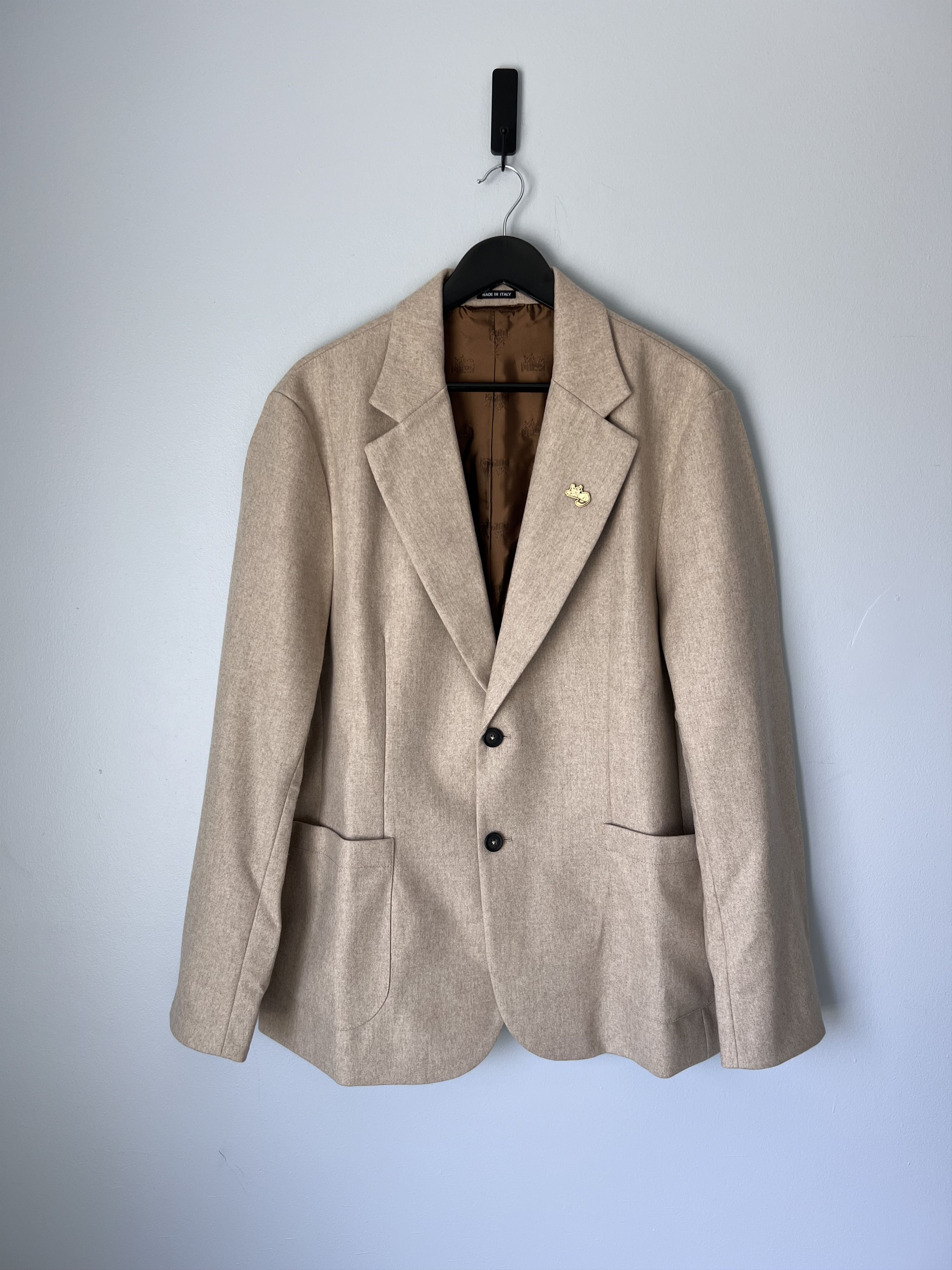Noah × Puma Noah Puma Wool Suit in Camel Size 42R - 2 Thumbnail