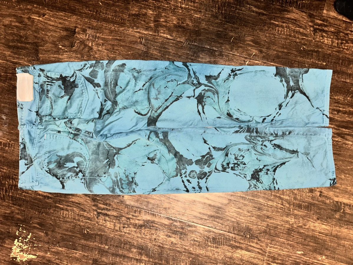 Acne Studios Acne Studios 1996 Swirl Ocean Blue Size US 32 / EU 48 - 4 Thumbnail