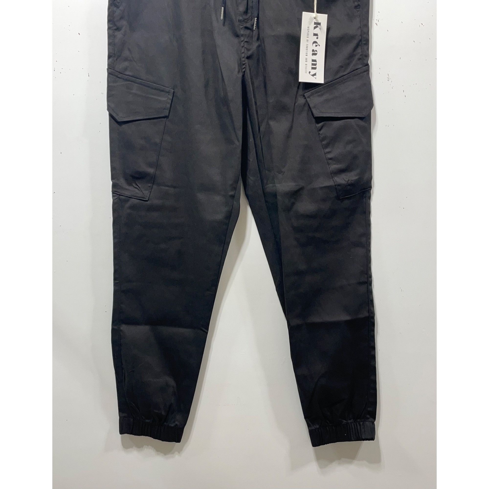 Other Kreamy - Women's Cozy Cargo Jogger Pants With Multi Pockets Size 34" / US 12 / IT 48 - 13 Thumbnail