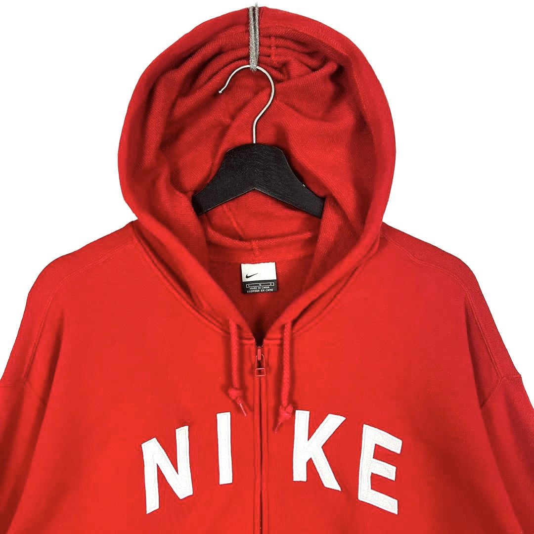 Nike × Vintage Vintage Y2K Nike Swoosh Small Logo Zip Up Hoodie Size M Size US M / EU 48-50 / 2 - 2 Thumbnail