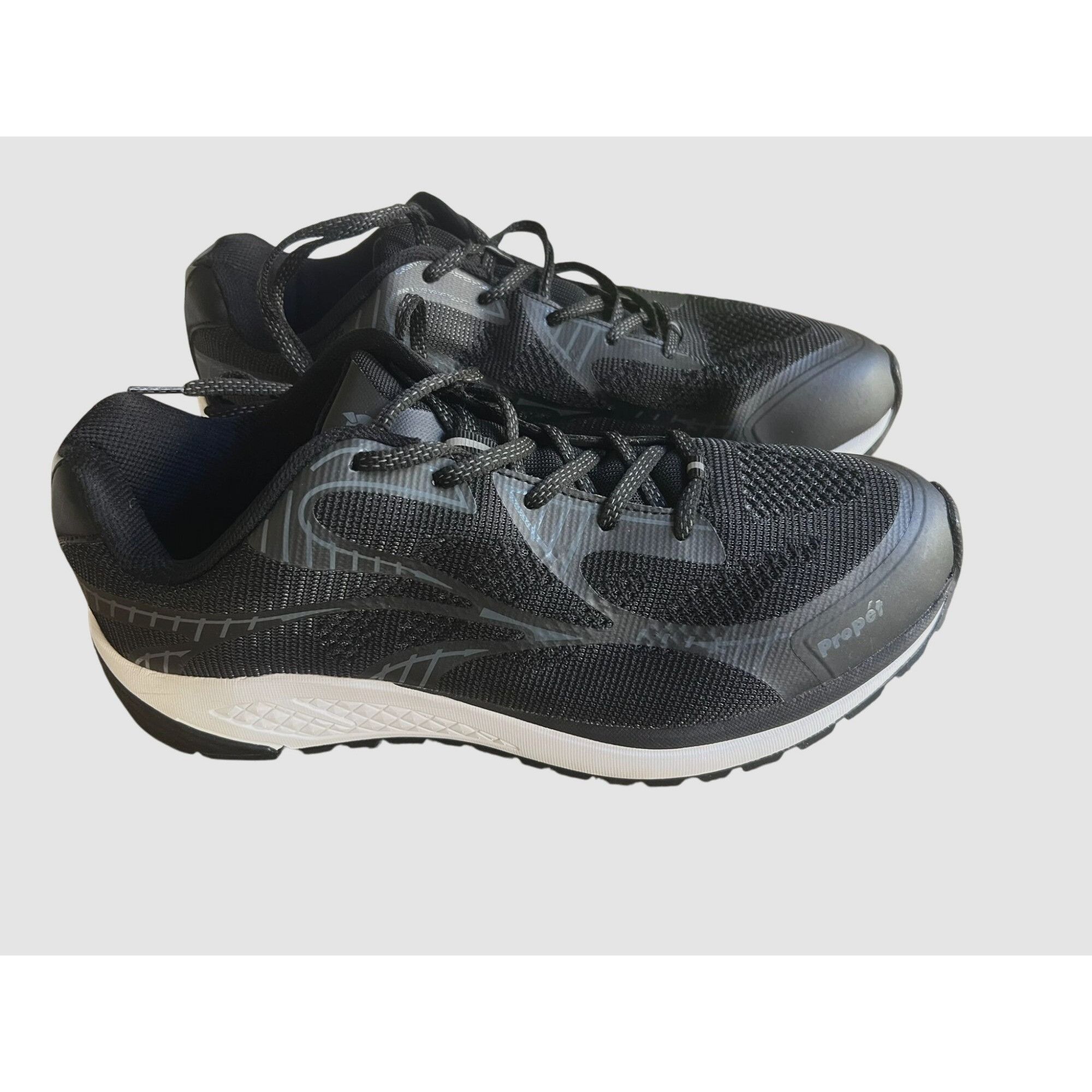 Other Propet Mens Ortholite Black & Gray Athletic Walking Shoes Si Size US 13 / EU 46 - 1 Thumbnail