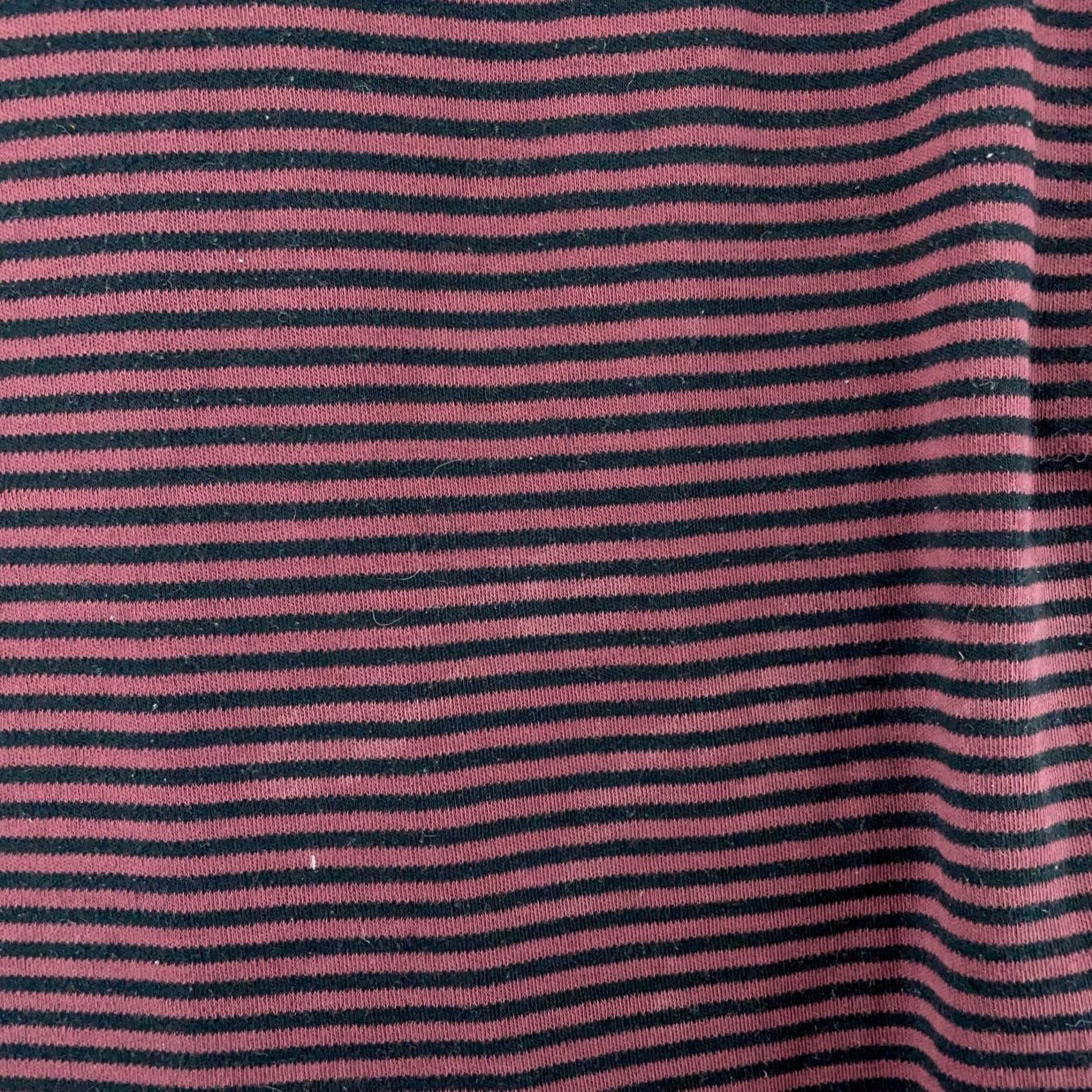 Vintage VINTAGE Lightning Bolt Hawaii L/S Striped Henley Shirt Mens XL Maroon Black USA Mens XL Striped Henley Shirt Size US XL / EU 56 / 4 - 7 Thumbnail