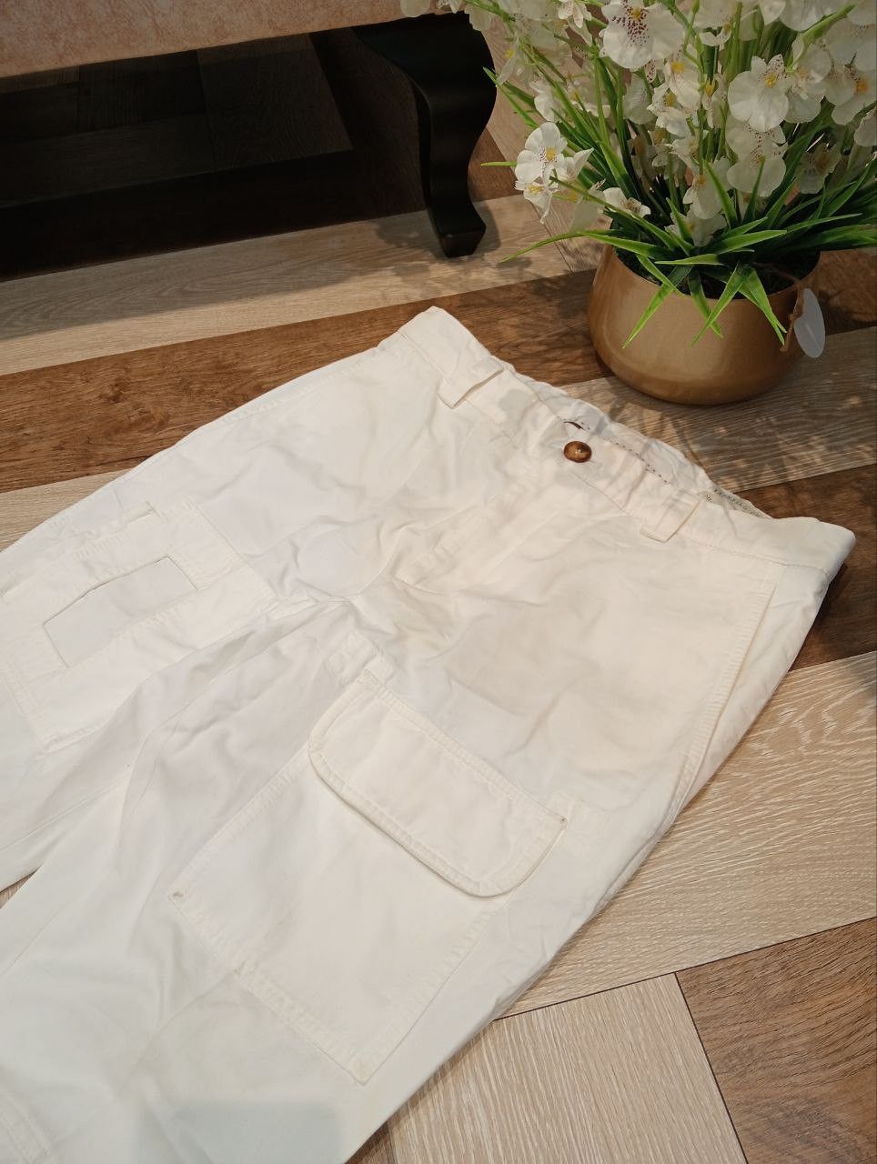 Brunello Cucinelli LUXURY BRUNELLO CUCINELLI LEISURE FIT CARGO POCKETS TROUSERS Size US 33 - 4 Thumbnail