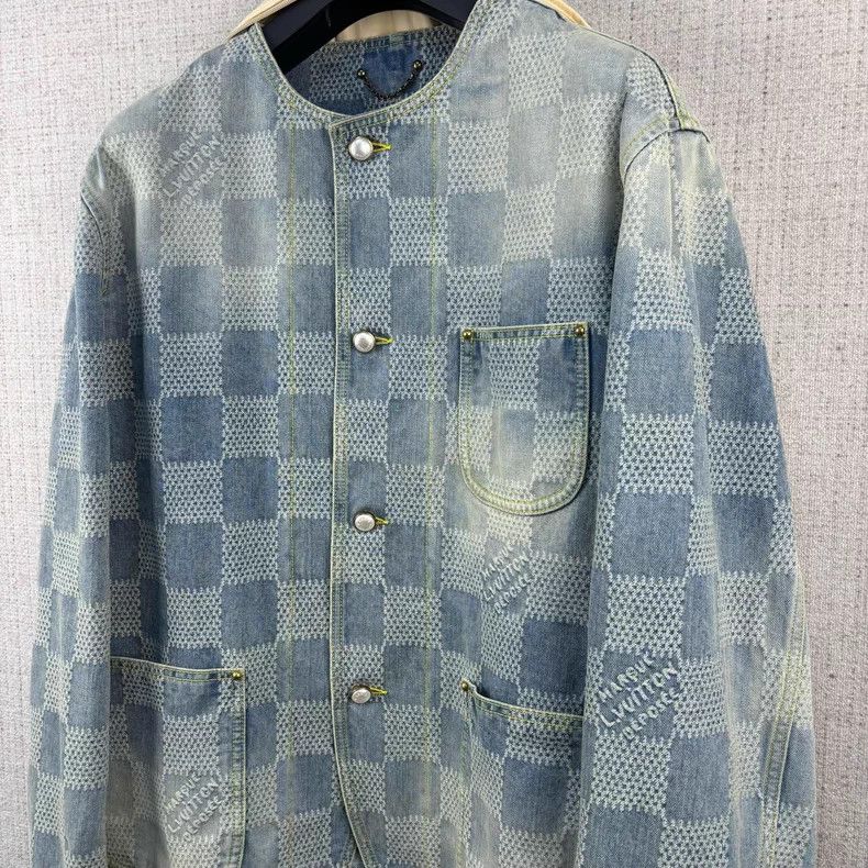 Louis Vuitton Louis Vuitton SS24 Plaid Full Print Crew Neck Single-Breas Size US XL / EU 56 / 4 - 2 Thumbnail
