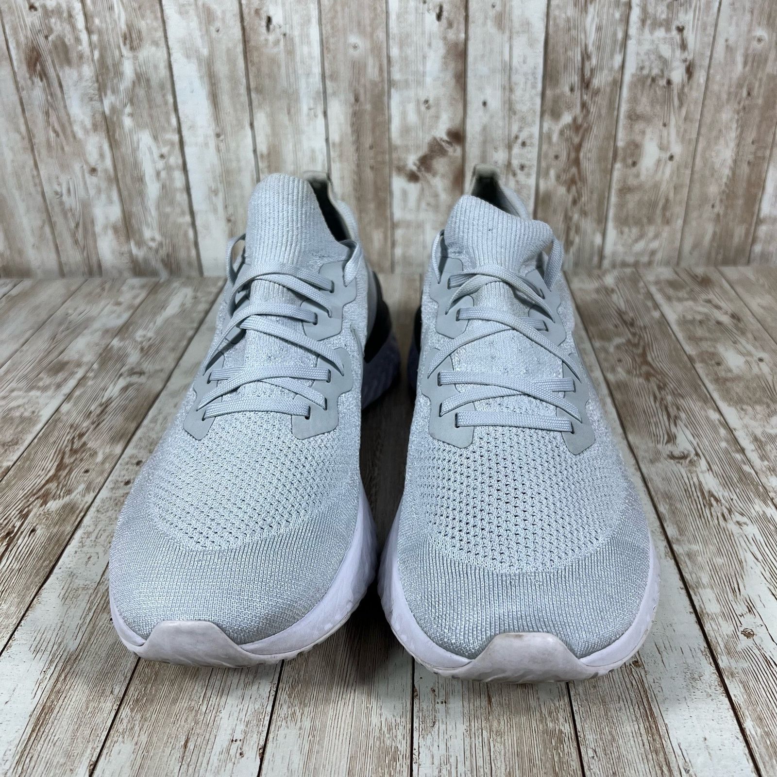 Nike Nike Epic React Flyknit 2 Pure Men's US Size 14 BQ8928-004 Size US 14 / EU 47 - 4 Thumbnail