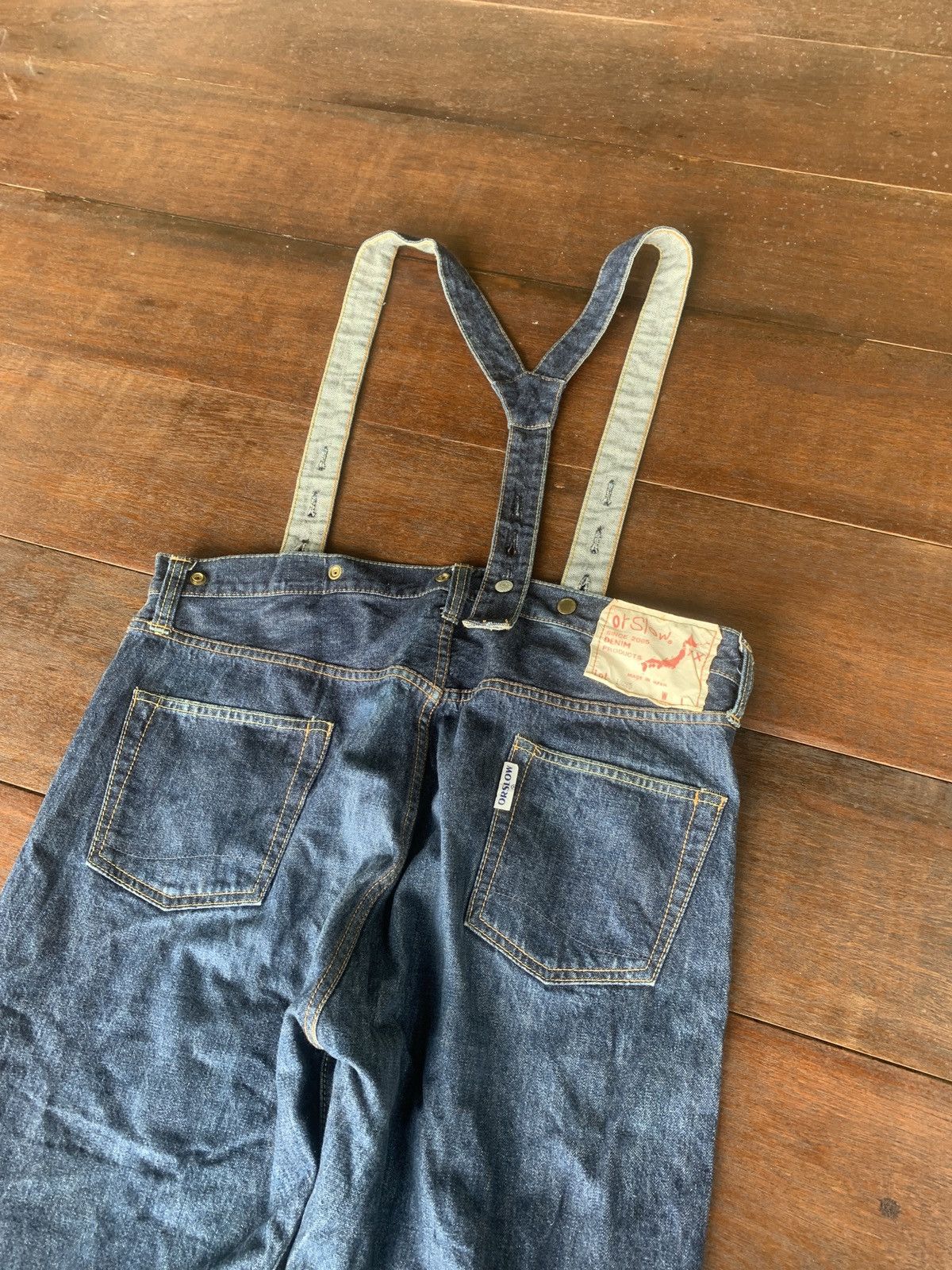 Japanese Brand × Orslow Orslow Japan selvedge denim jump suit like new Size US 43 - 3 Thumbnail