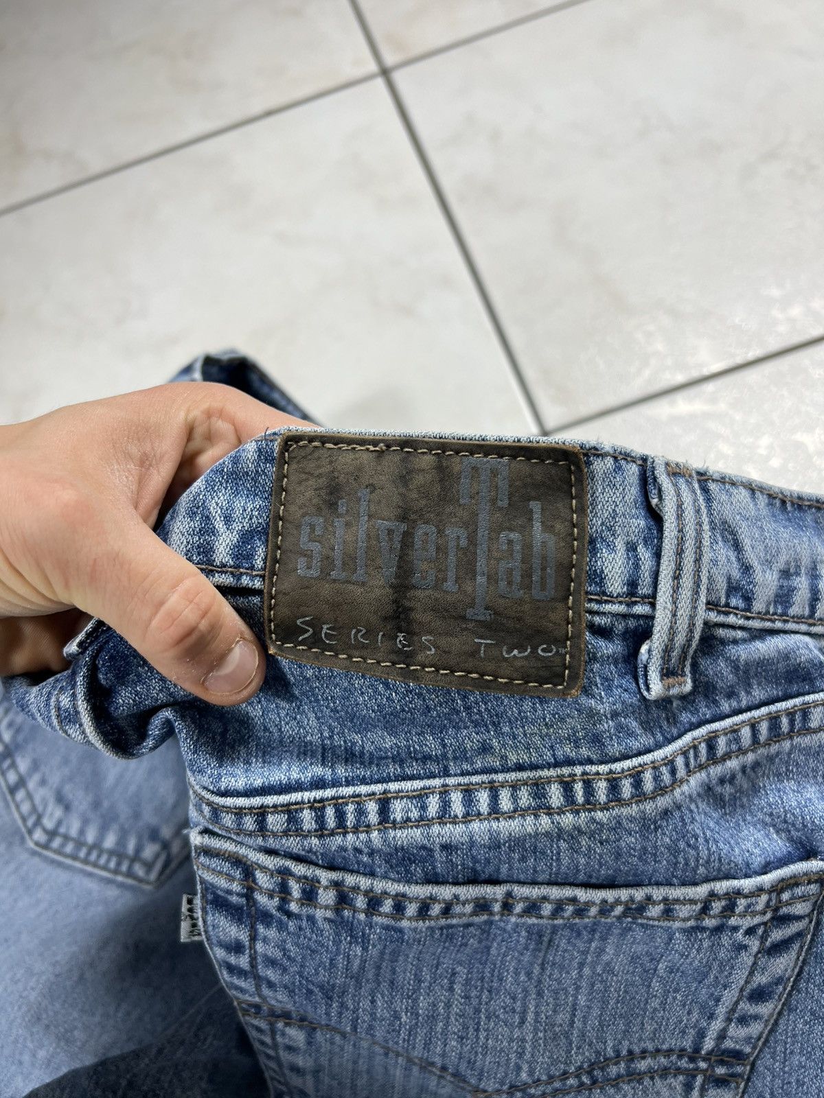 Levi's Vintage 90s Levi’s silver tab baggy retro washed denim jeans Size US 34 / EU 50 - 17 Thumbnail