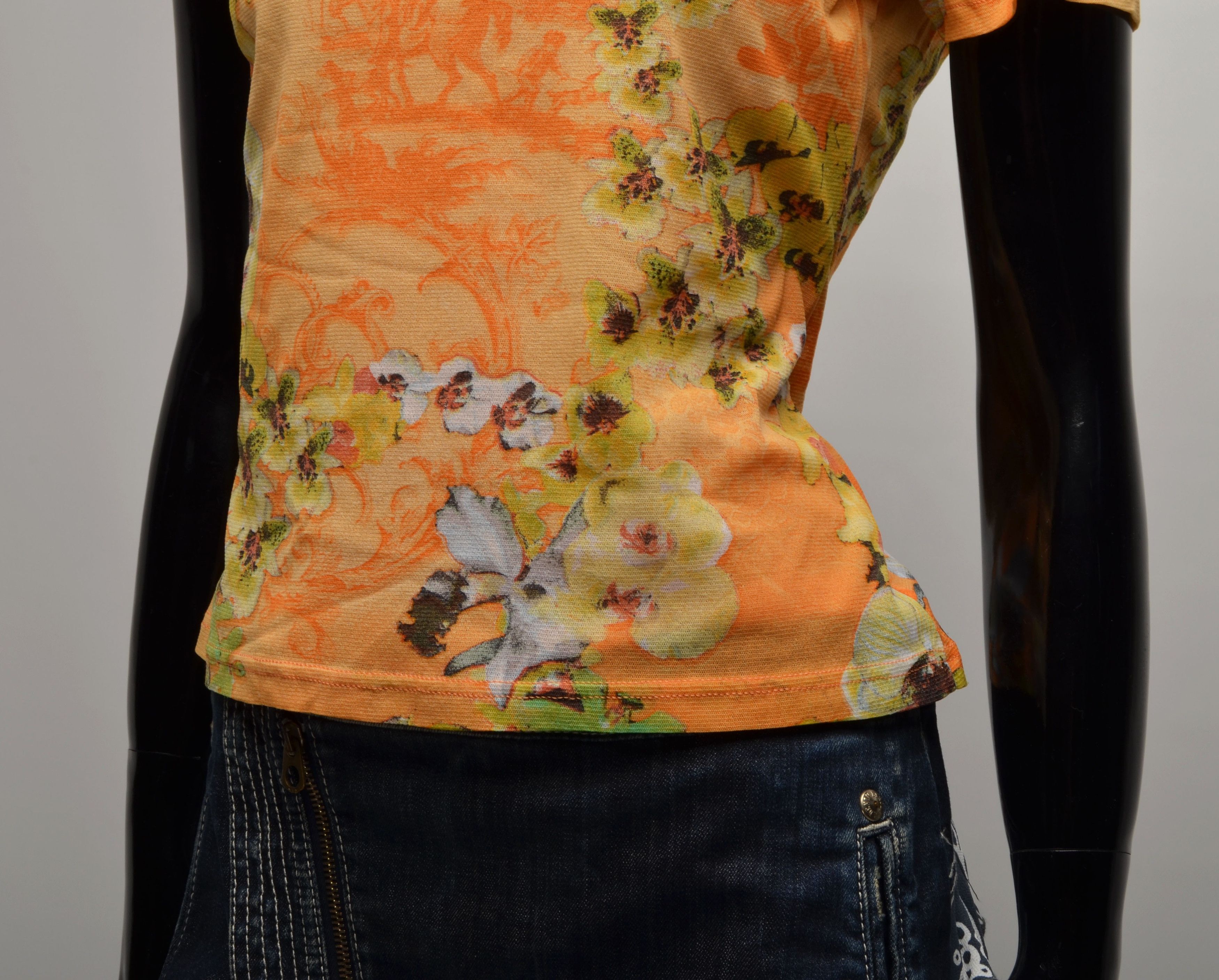 Other Collection Schild Italian Y2K Mesh Coquette T-shirt Size S / US 4 / IT 40 - 3 Thumbnail
