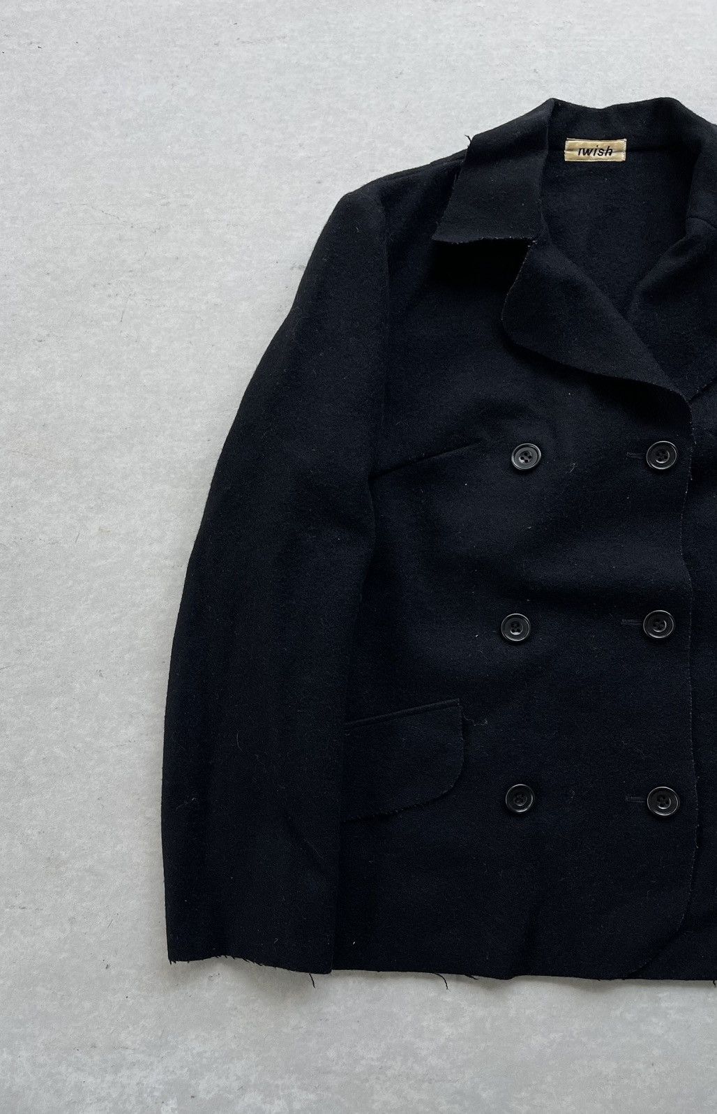 Yohji Yamamoto 🔥Vtg Iwish by Yohji Yamamoto Double-breasted Mohair Jacket Size M / US 6-8 / IT 42-44 - 5 Thumbnail