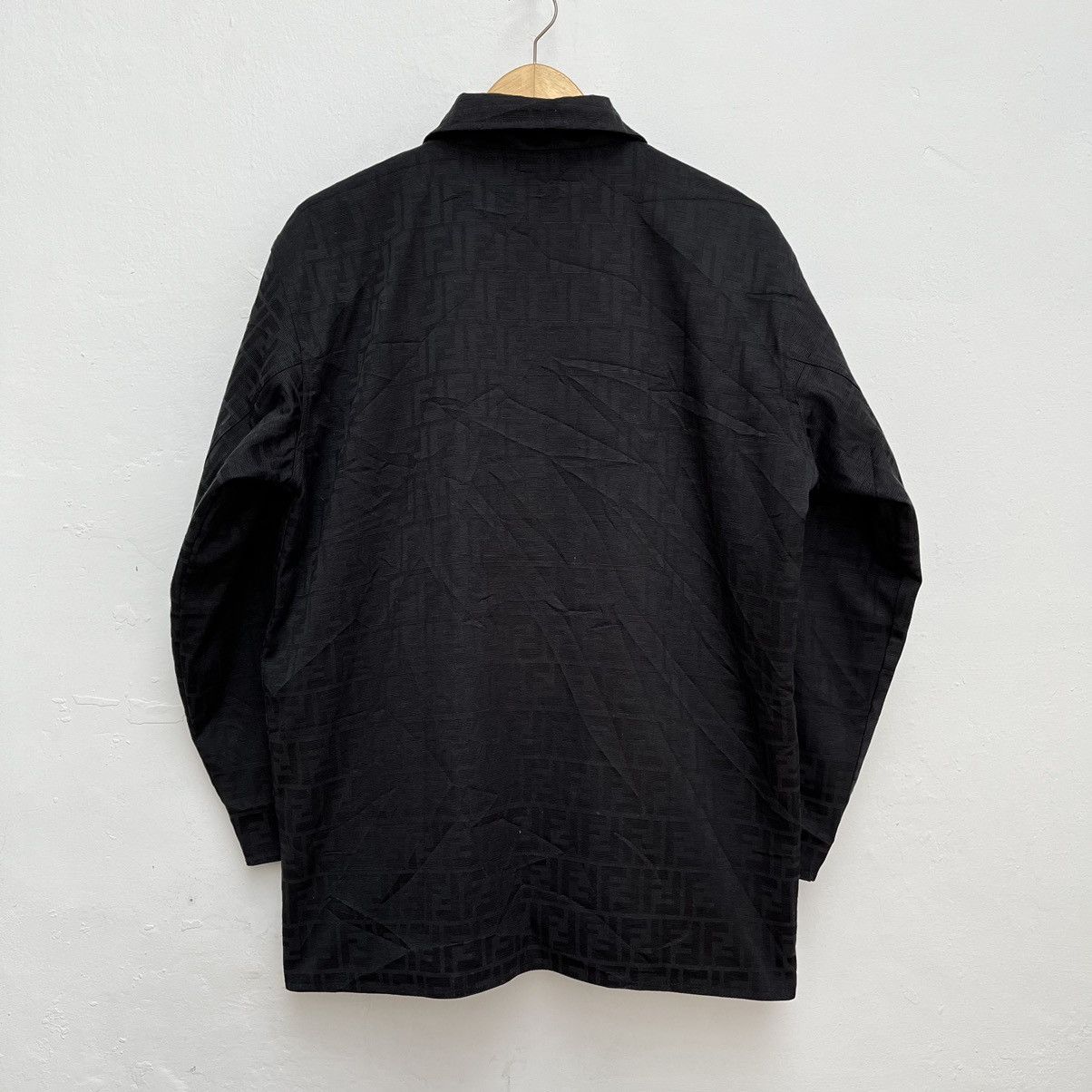 Fendi × Vintage Authentics Vintage Luxury Jackets Fendi Monogram Reversible Size US L / EU 52-54 / 3 - 4 Thumbnail