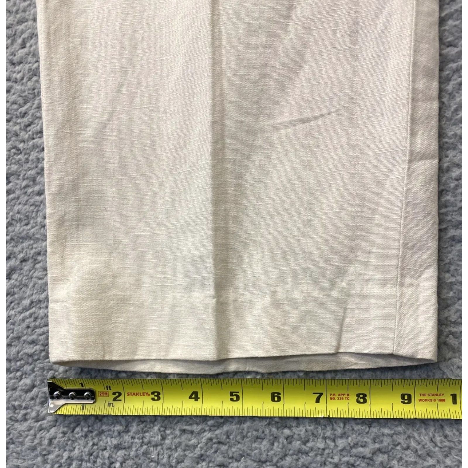 Banana Republic Banana Republic Pants Men's 36x34 Beige Flat Front Straight Casual Workwear Size US 36 / EU 52 - 5 Thumbnail