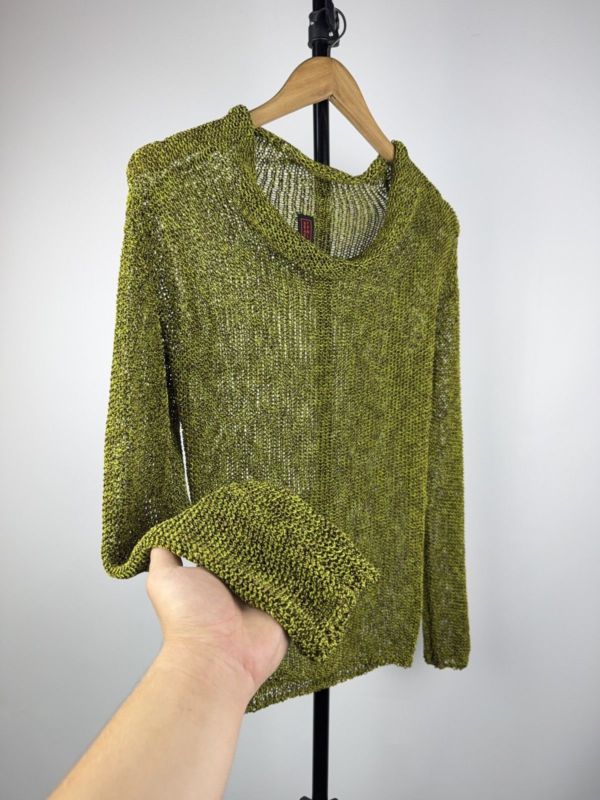 Japanese Brand Retro Stefanel Avant Garde Japanese style Knitted Sweater Size M / US 6-8 / IT 42-44 - 4 Thumbnail