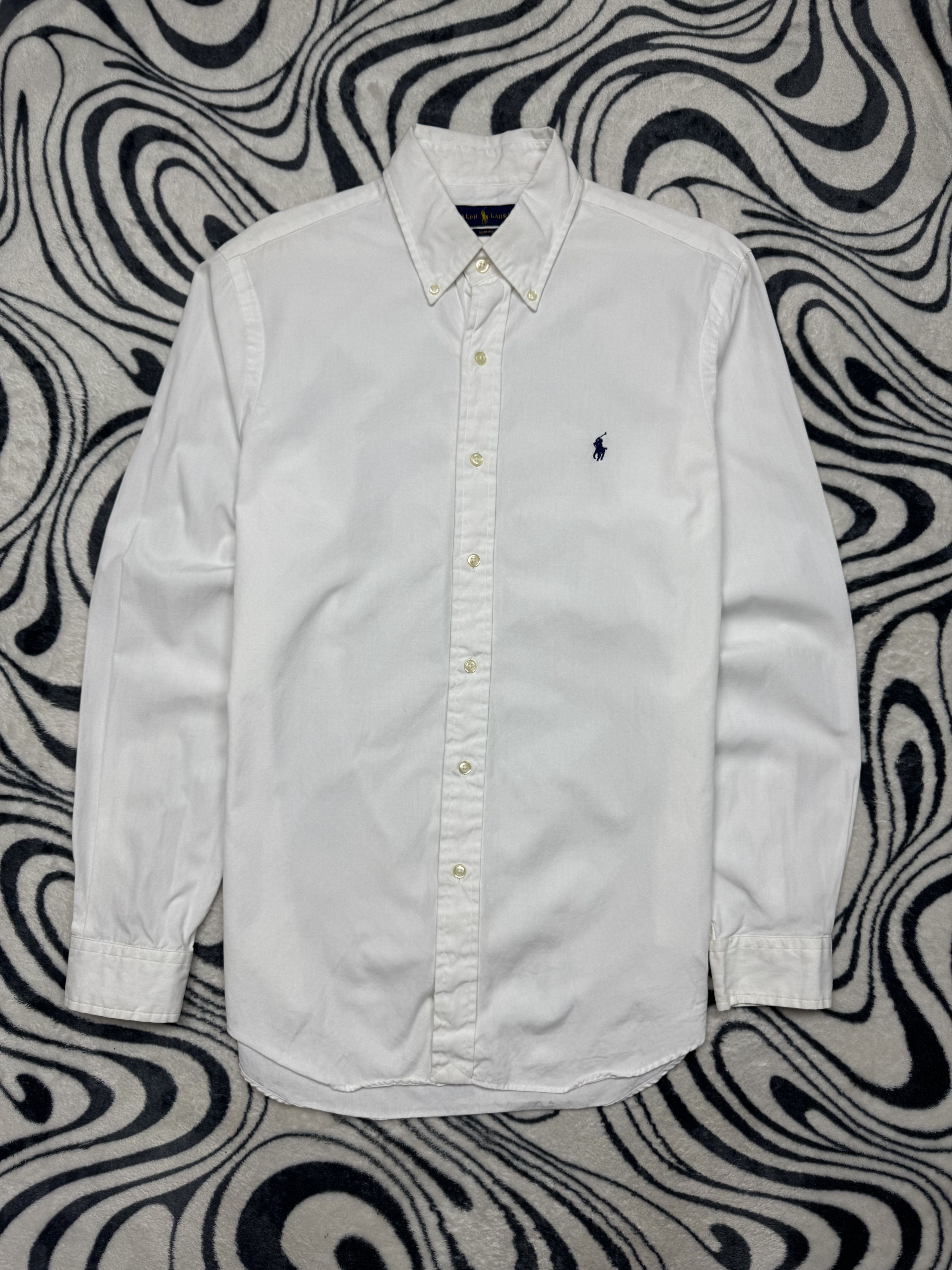 mens white polo ralph lauren dress shirt Men's White Polo Shirts