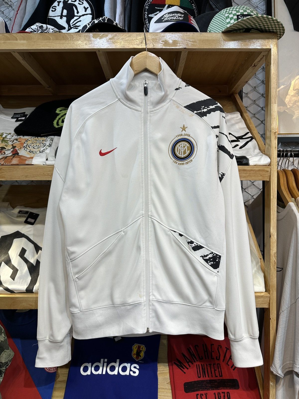 Nike Inter Milan 2009-10 "100th" Total90 Nike Track Jacket Size US M / EU 48-50 / 2 - 1 Thumbnail