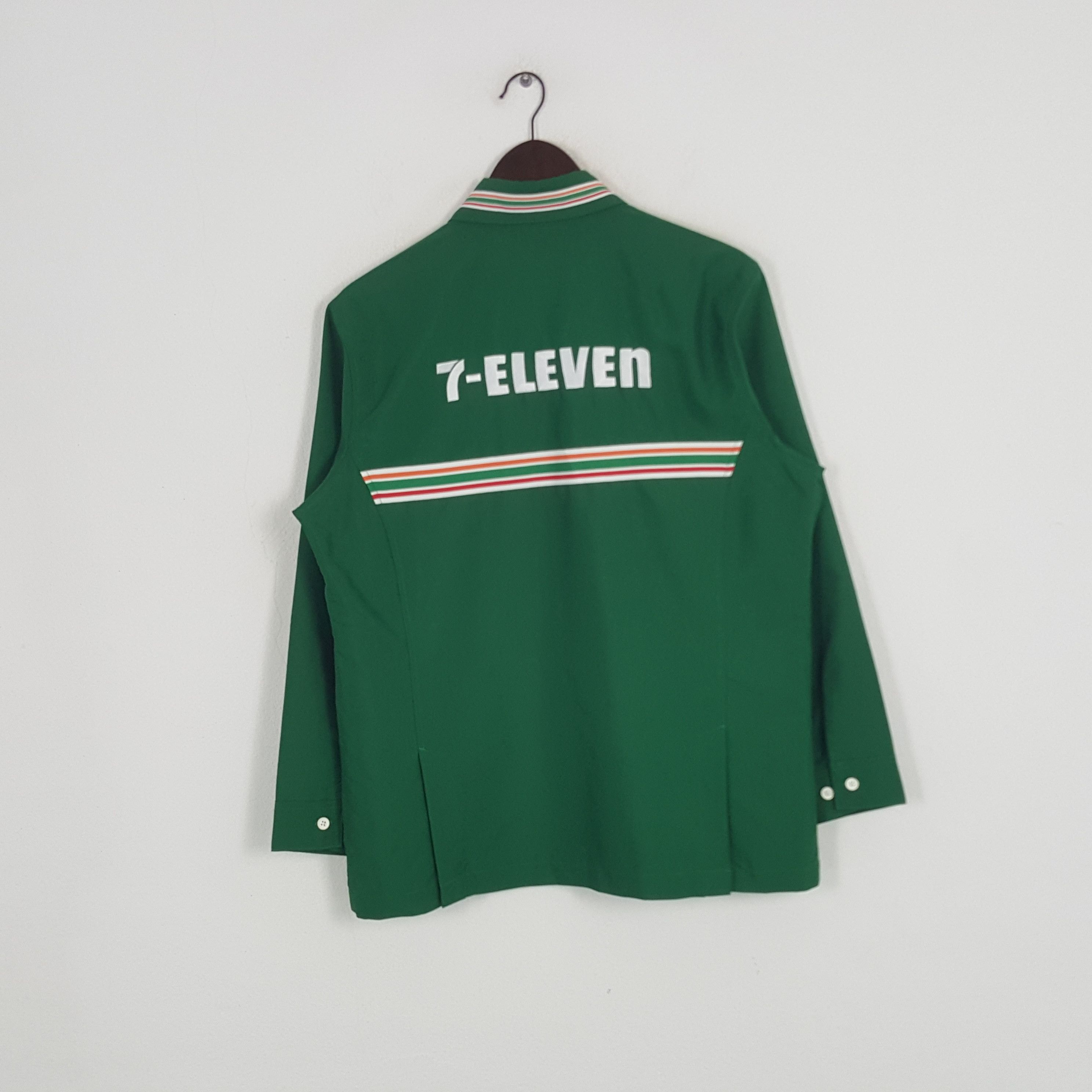 Japanese Brand × Vintage Vintage 7 Eleven Embroidery Logo Worker Uniform Jacket Size US M / EU 48-50 / 2 - 1 Thumbnail