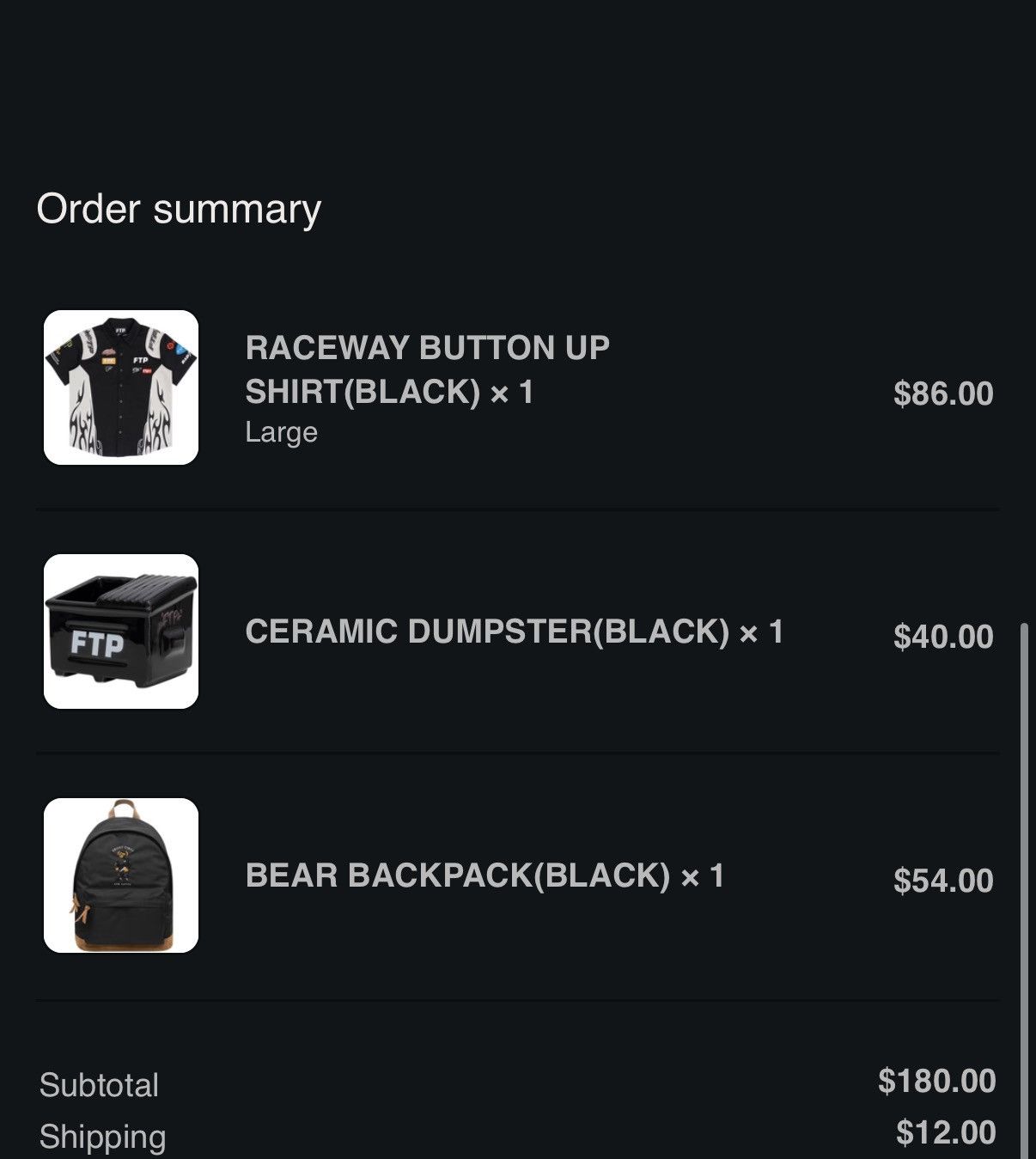 Fuck The Population FTP Raceway Black Button Shirt Size US L / EU 52-54 / 3 - 3 Thumbnail