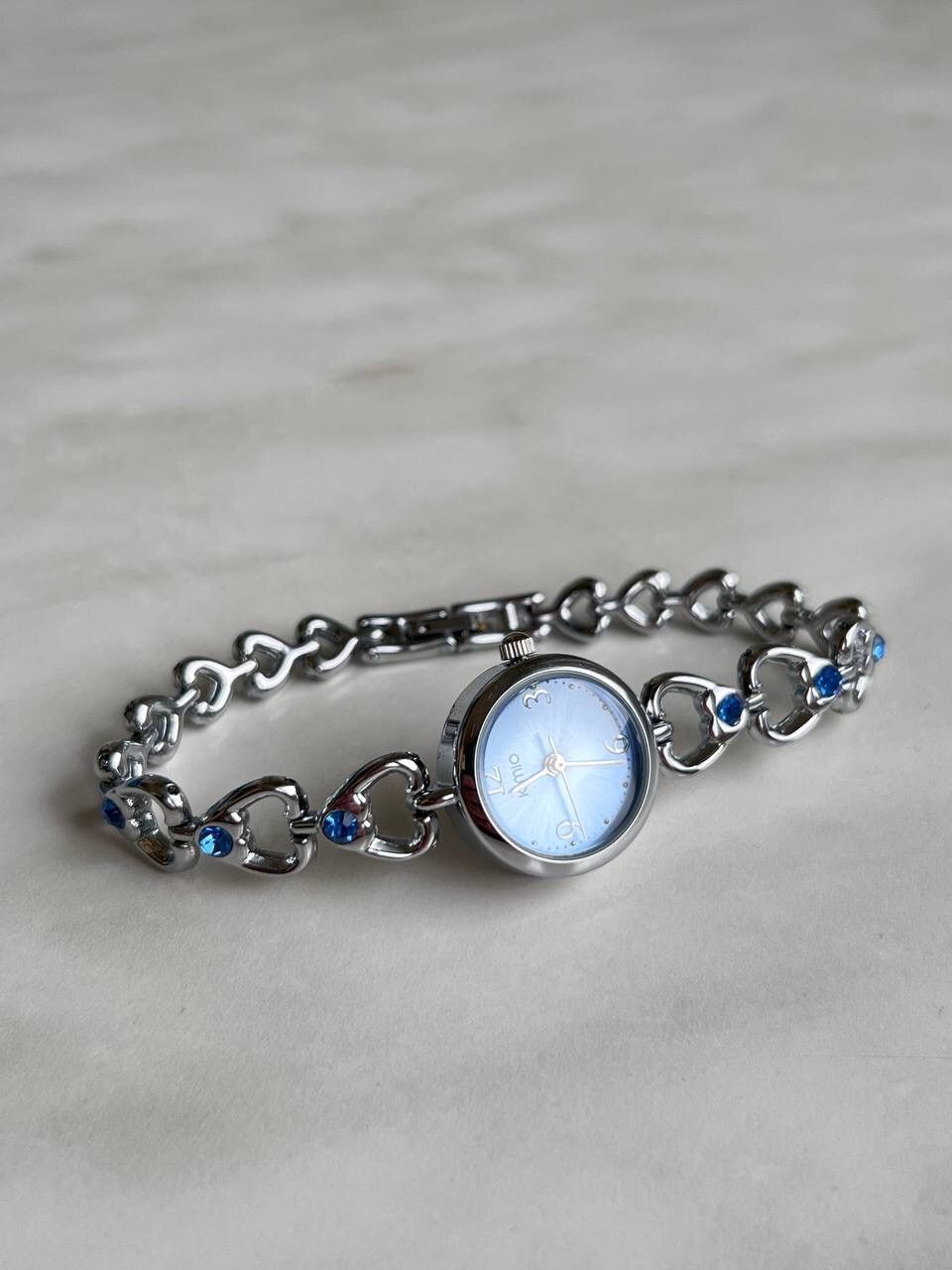Japanese Brand × Vintage Vintage ❤️ Heart Japanese style futuristic Steel Watch Size ONE SIZE - 1 Thumbnail