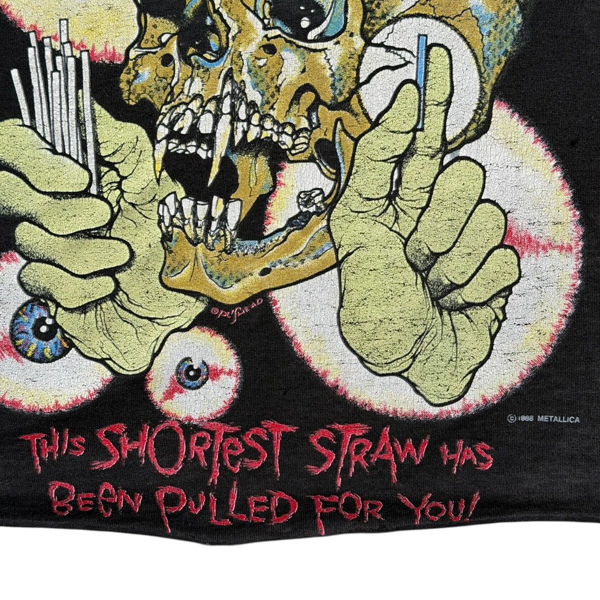 Metallica 1988 metallic “shortest straw” vintage tee Size US M / EU 48-50 / 2 - 2 Thumbnail