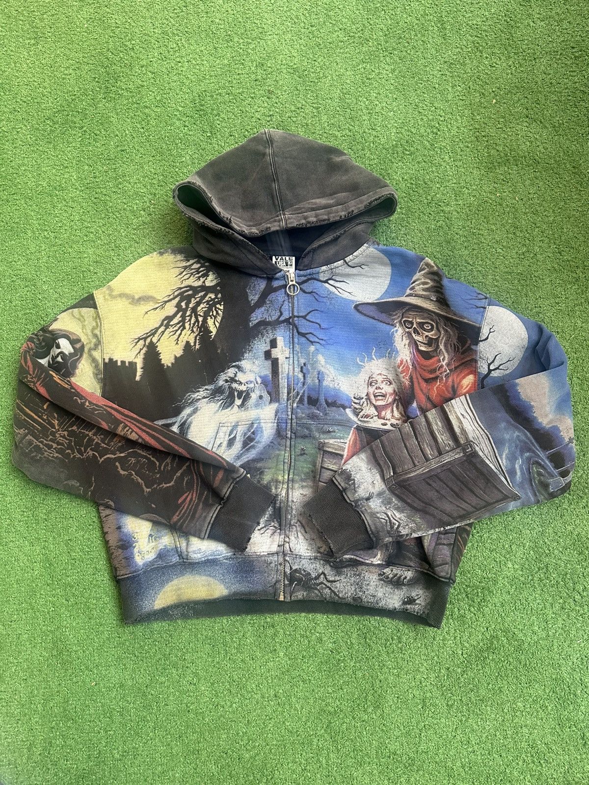 Vale Vale Hulk Armor zip up hoodie valelives valeforever | Grailed