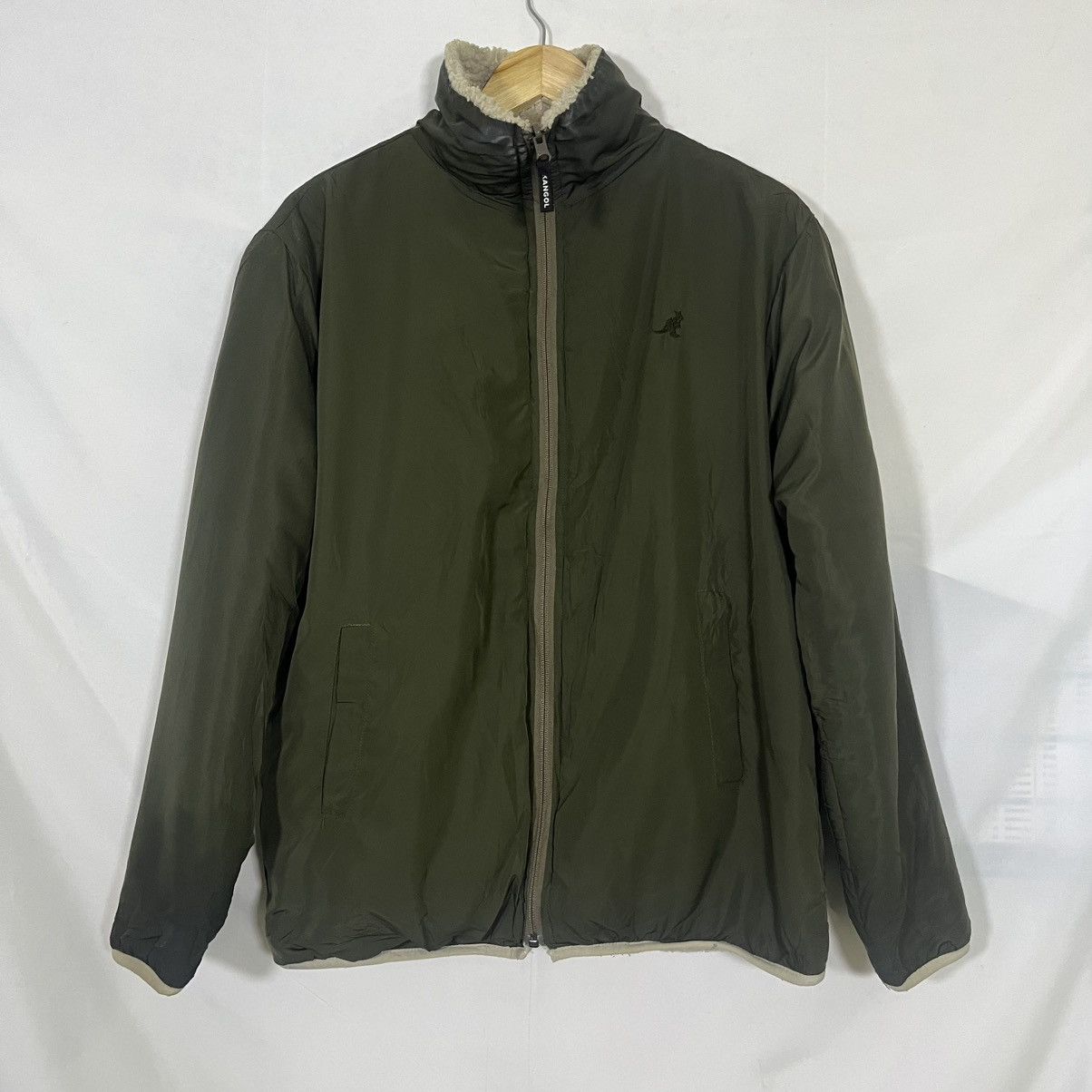 Kangol VINTAGE KANGOL FUR FLEECE SHERPA REVERSIBLE JACKET Size M / US 6-8 / IT 42-44 - 7 Thumbnail
